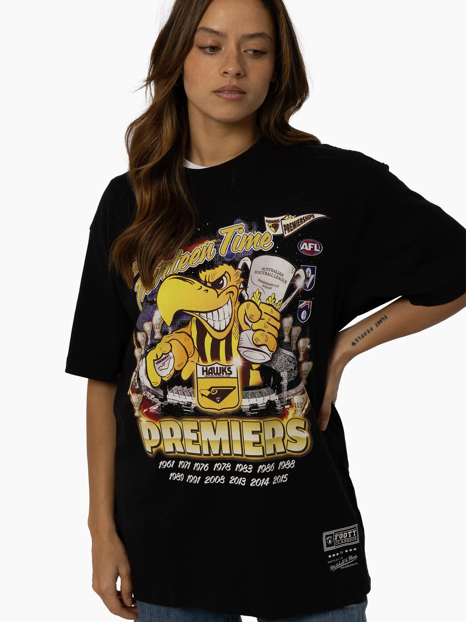Hawthorn Hawks 13X Premiers Tee - Image 3