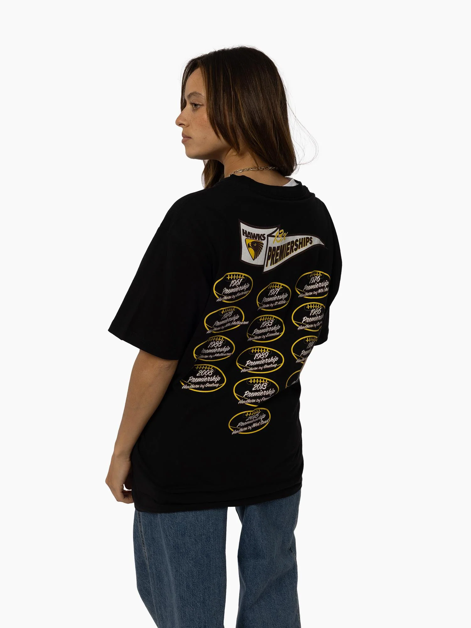 Hawthorn Hawks 13X Premiers Tee - Image 4