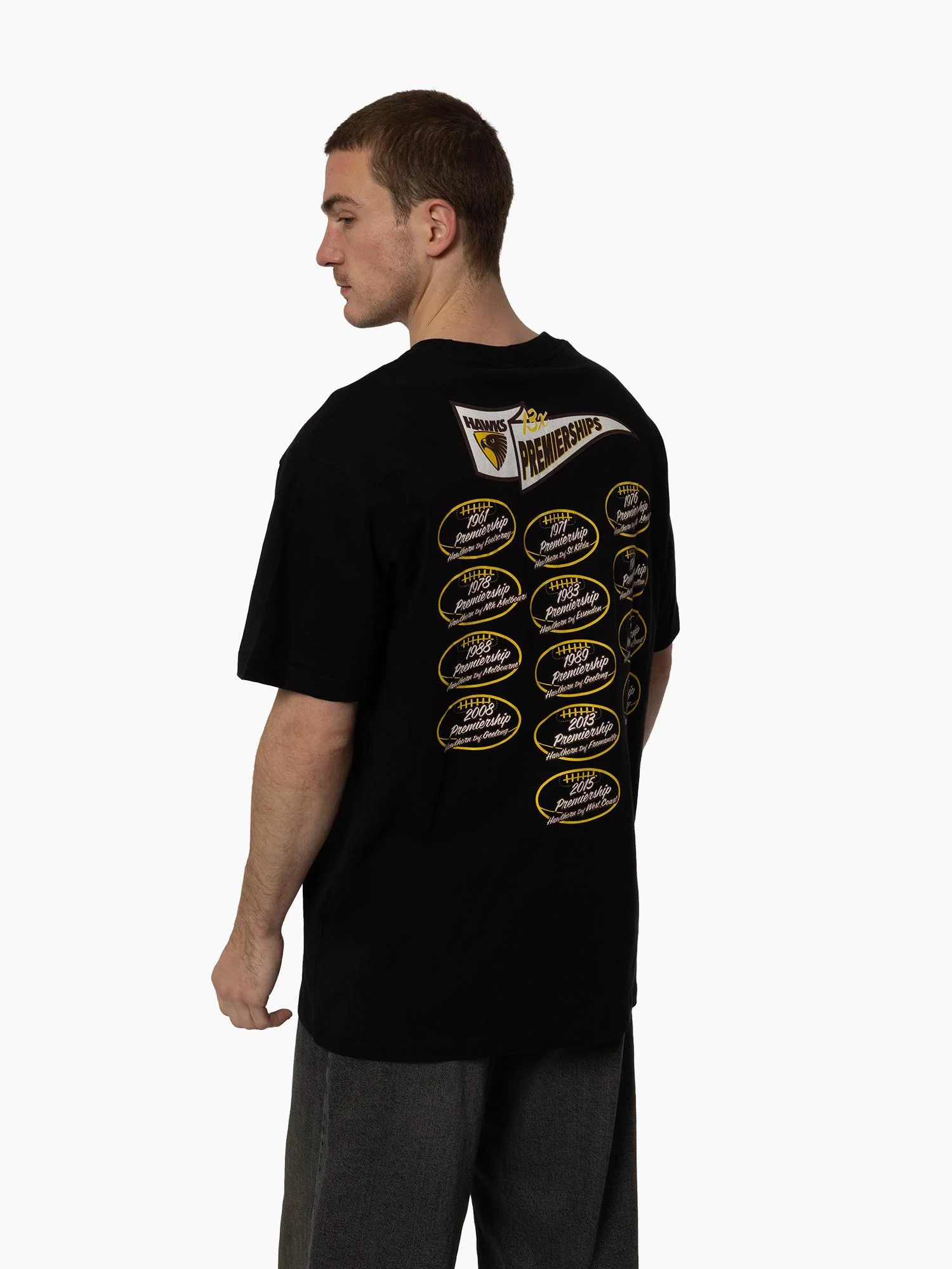 Hawthorn Hawks 13X Premiers Tee - Image 6