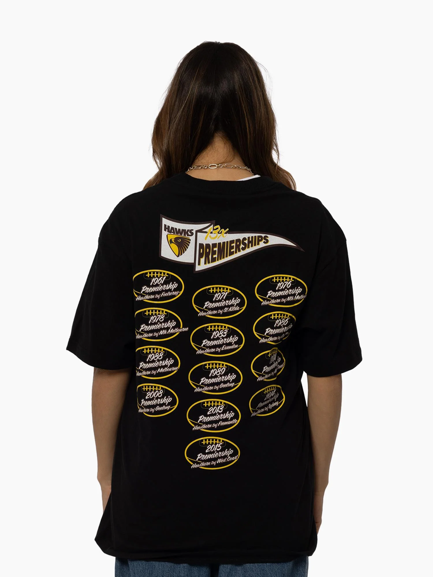 Hawthorn Hawks 13X Premiers Tee - Image 8