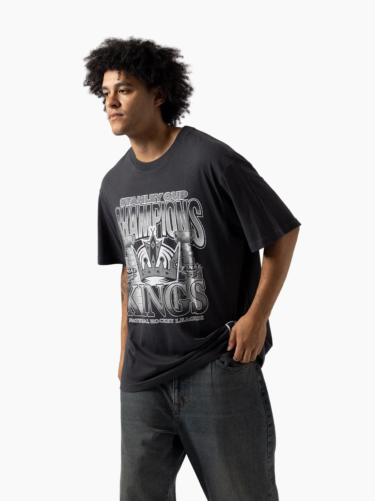 Los Angeles Kings 14 Stanley Cup Champs Tee - Image 3
