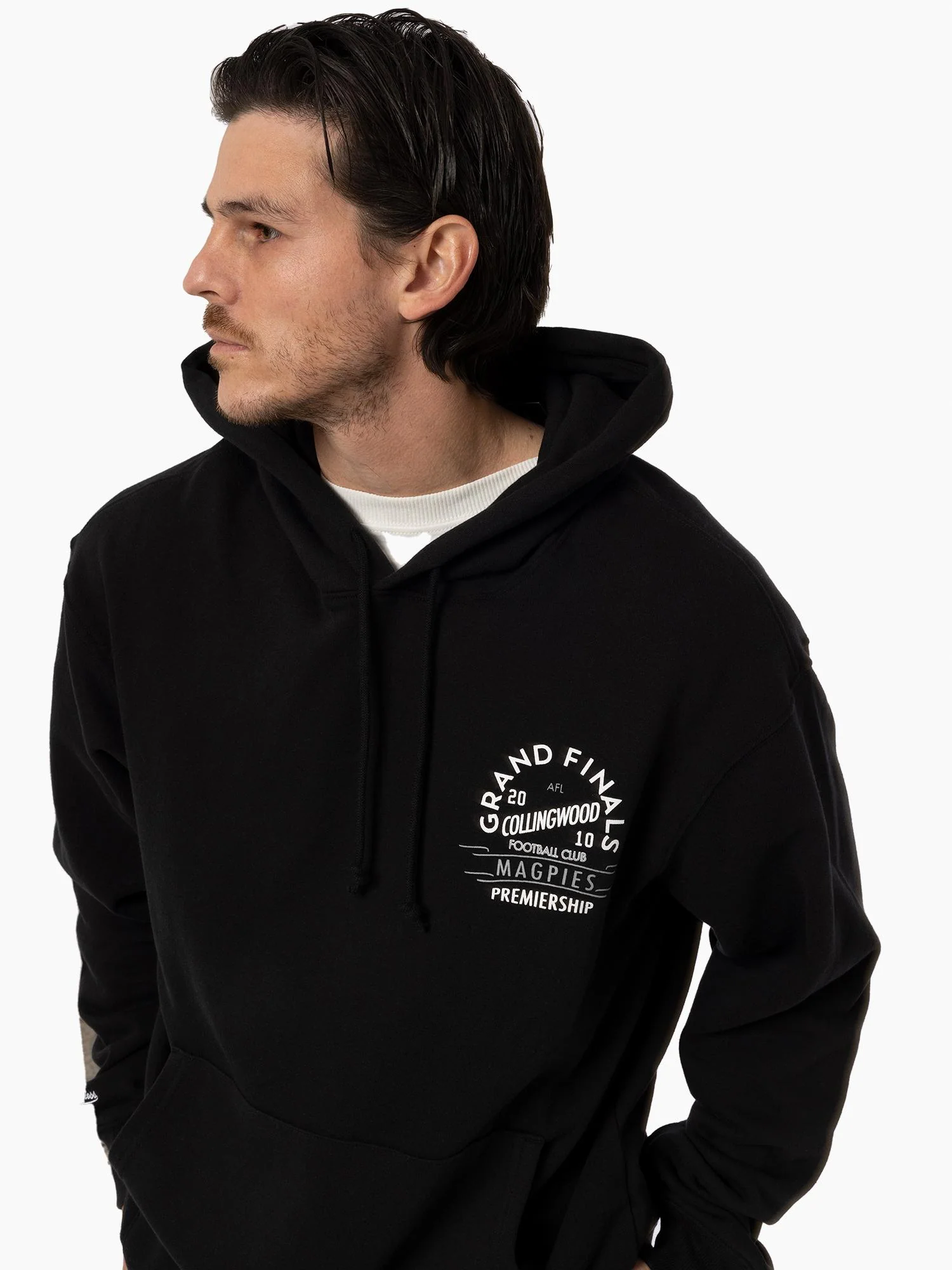 Collingwood Magpies 2010 Premiership Hoodie - Image 2