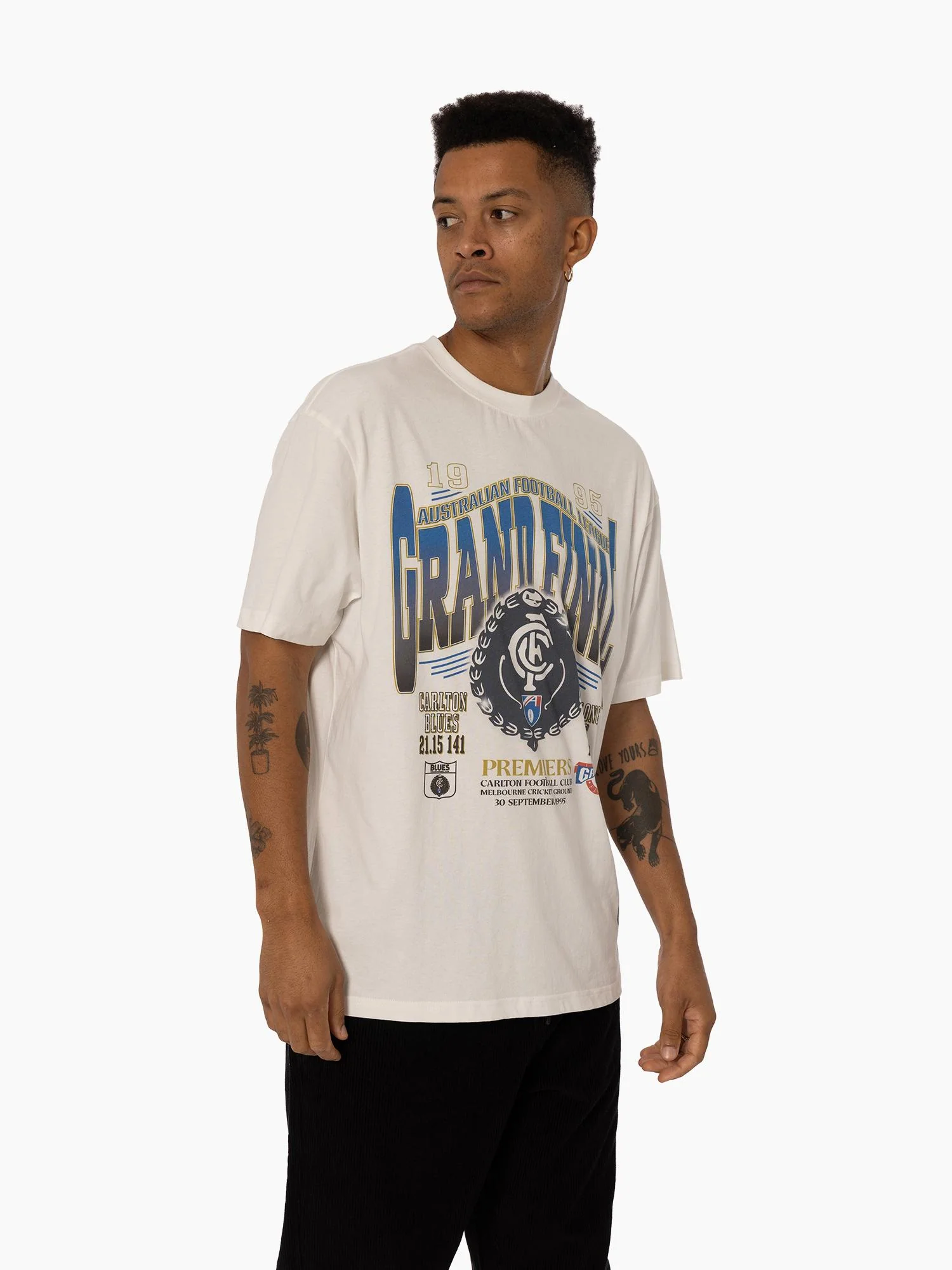 Carlton Blues 1995 Grand Final News Tee - Image 5