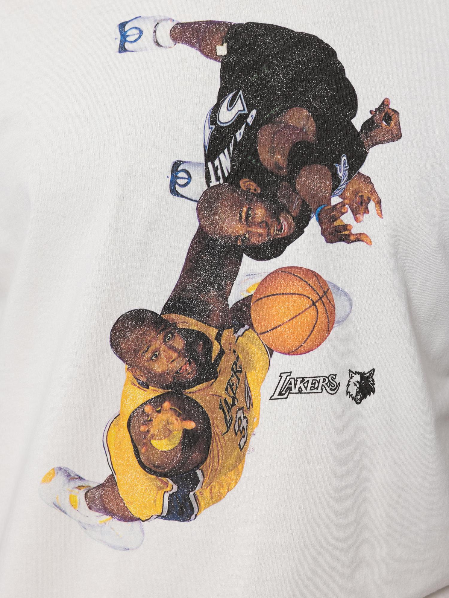 Lakers vs Timberwolves 2000 Finals Aerial Tee - Image 4