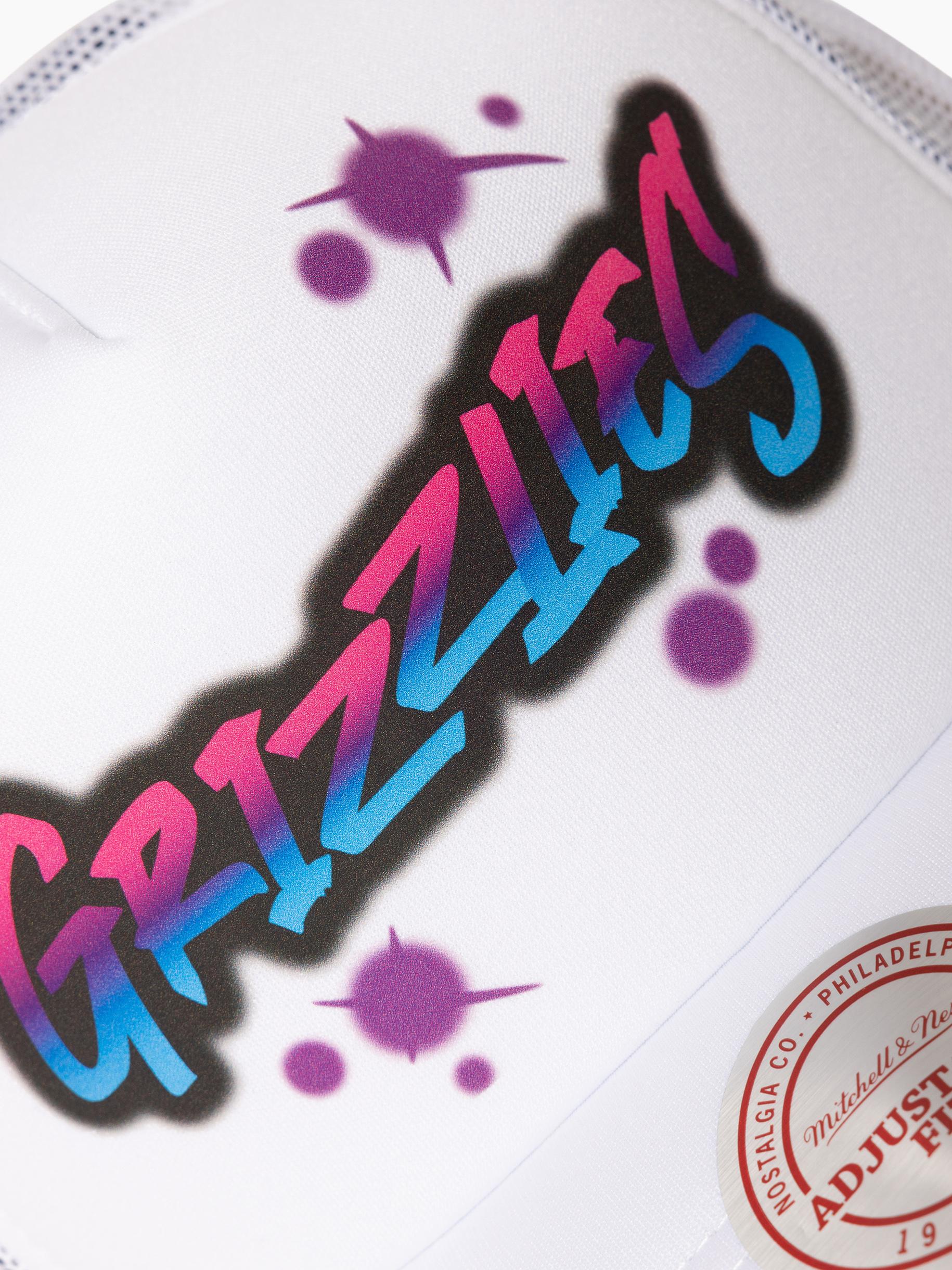 Vancouver Grizzlies Airbrush Script Trucker Cap - Image 6