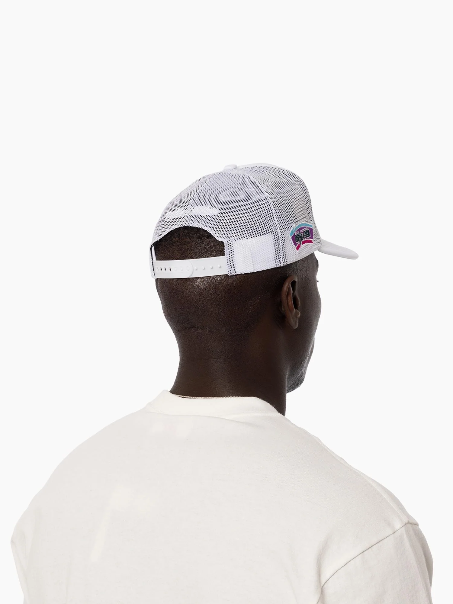San Antonio Spurs Airbrush Script Trucker Cap - Image 3