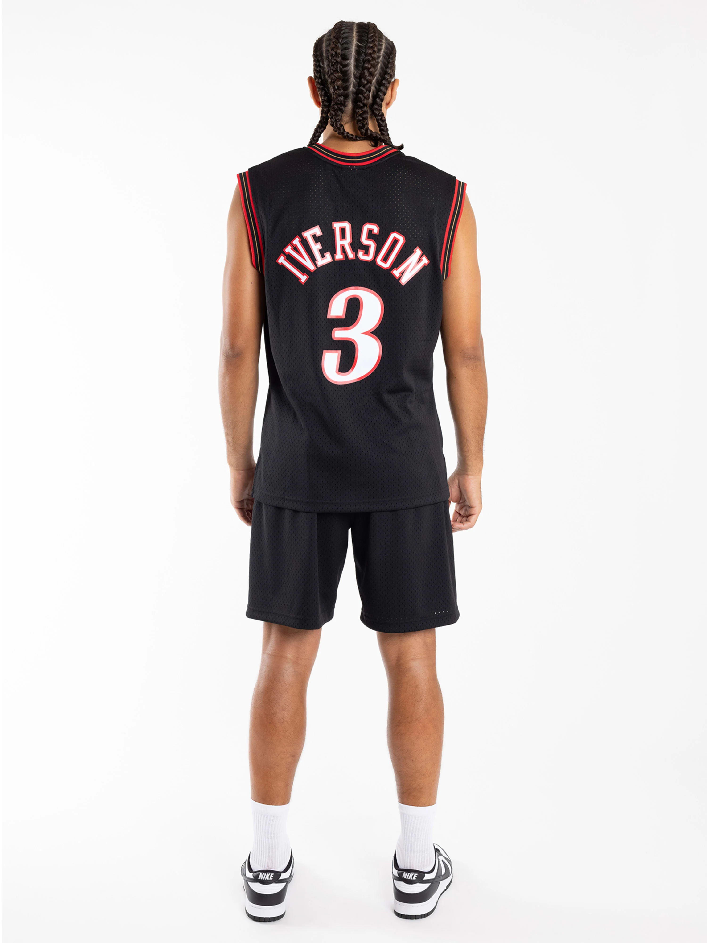 Allen Iverson 2000-01 Philadelphia 76ers Road Swingman Jersey - Image 2