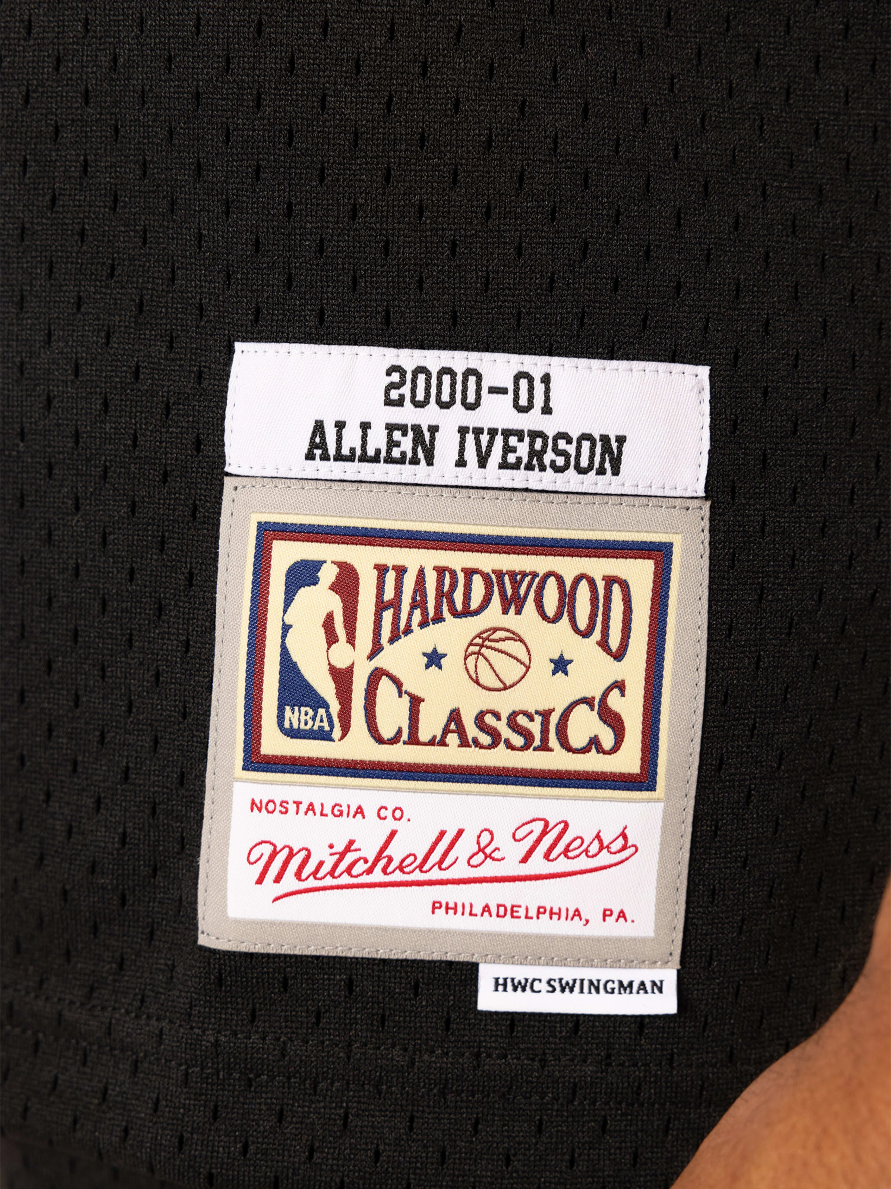 Allen Iverson 2000-01 Philadelphia 76ers Road Swingman Jersey - Image 5