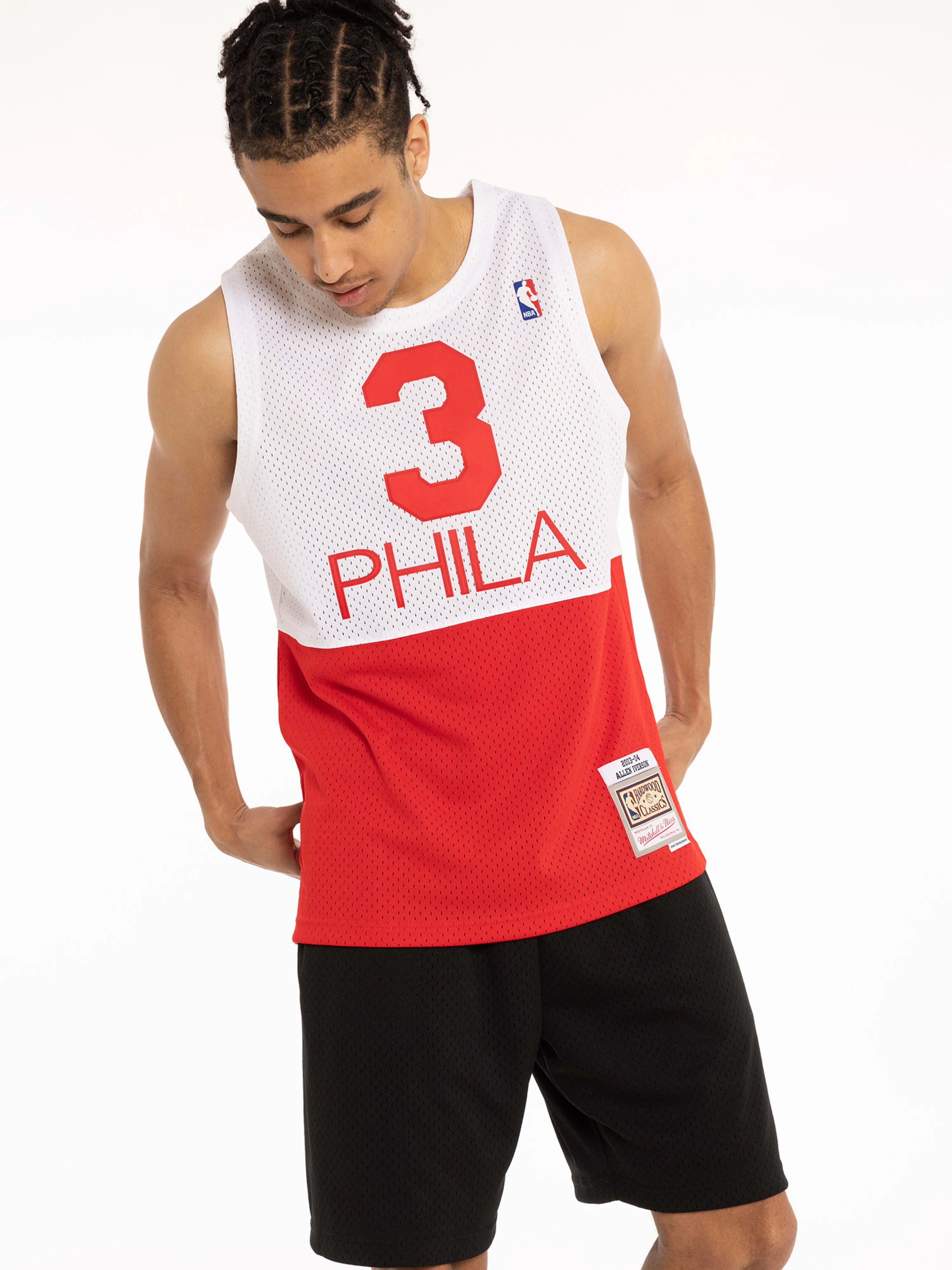 Allen Iverson 2003-04 Philadelphia 76ers Alternate Swingman Jersey - Image 3