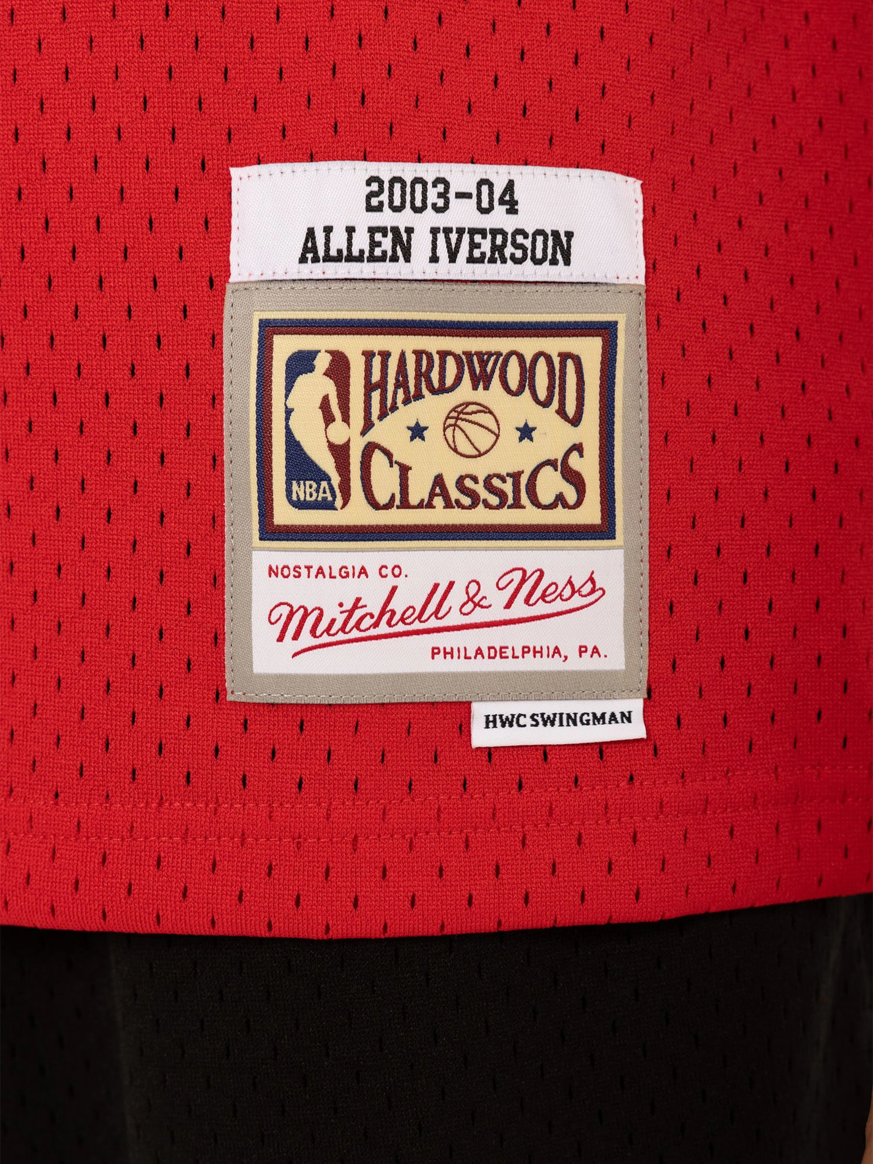 Allen Iverson 2003-04 Philadelphia 76ers Alternate Swingman Jersey - Image 4