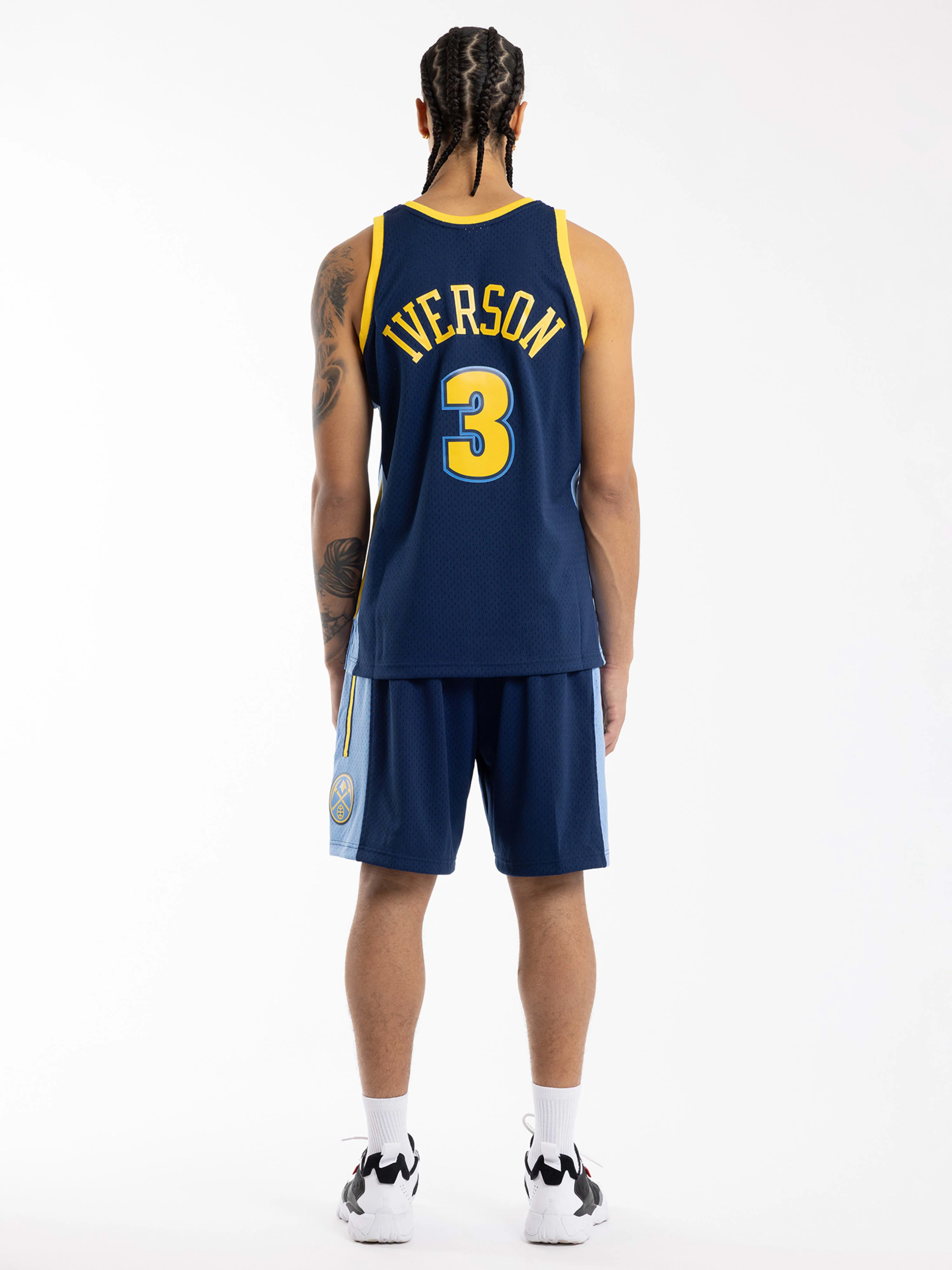 Allen Iverson 2006-07 Denver Nuggets Road Swingman Jersey - Image 2