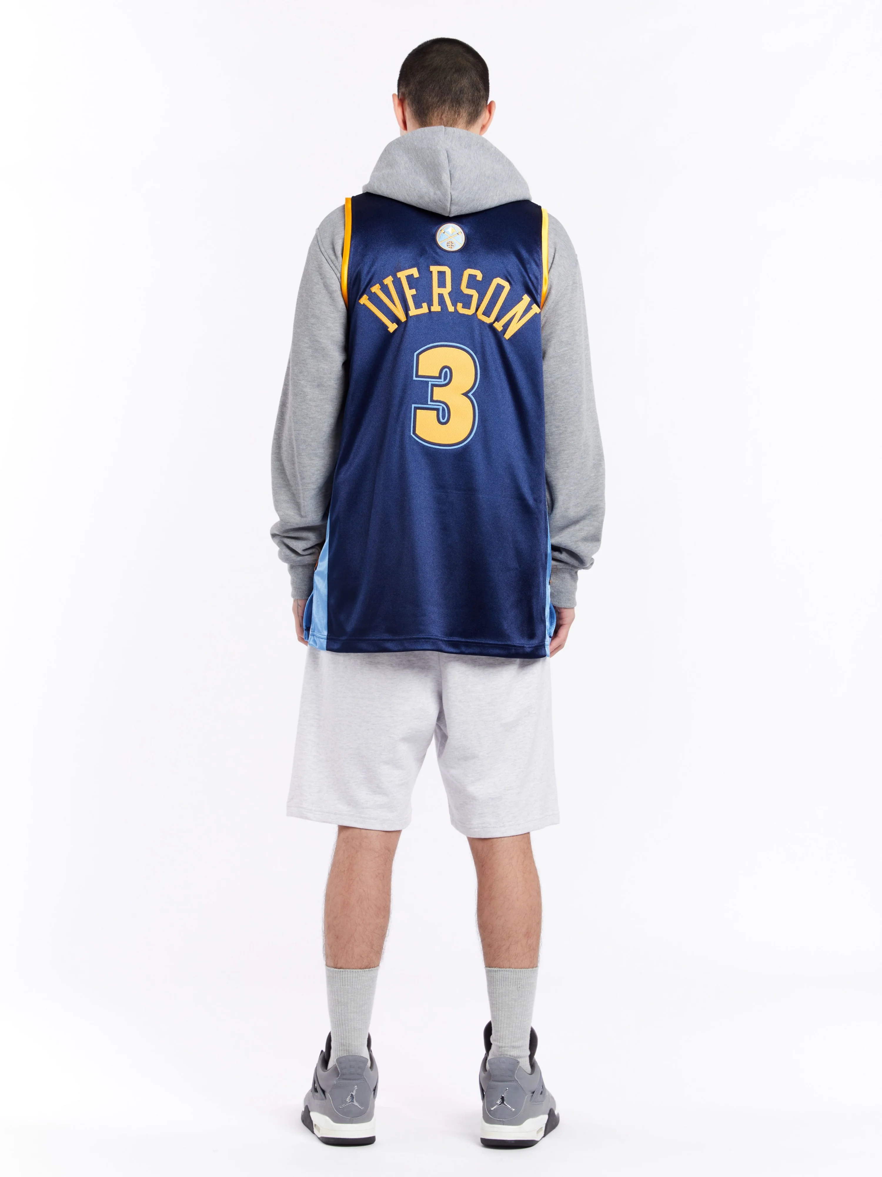 Allen Iverson 2006-07 Denver Nuggets Road Authentic Jersey - Image 2