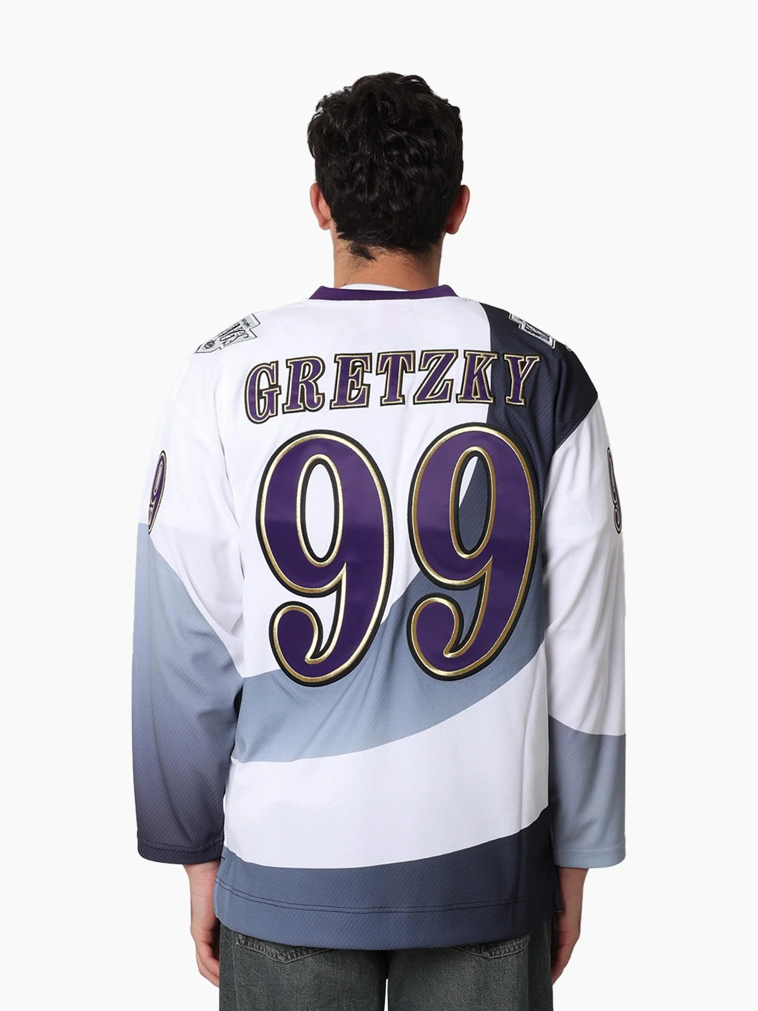 Wayne Gretzky 1995-96 Los Angeles Kings Alternate Hockey Jersey - Image 2