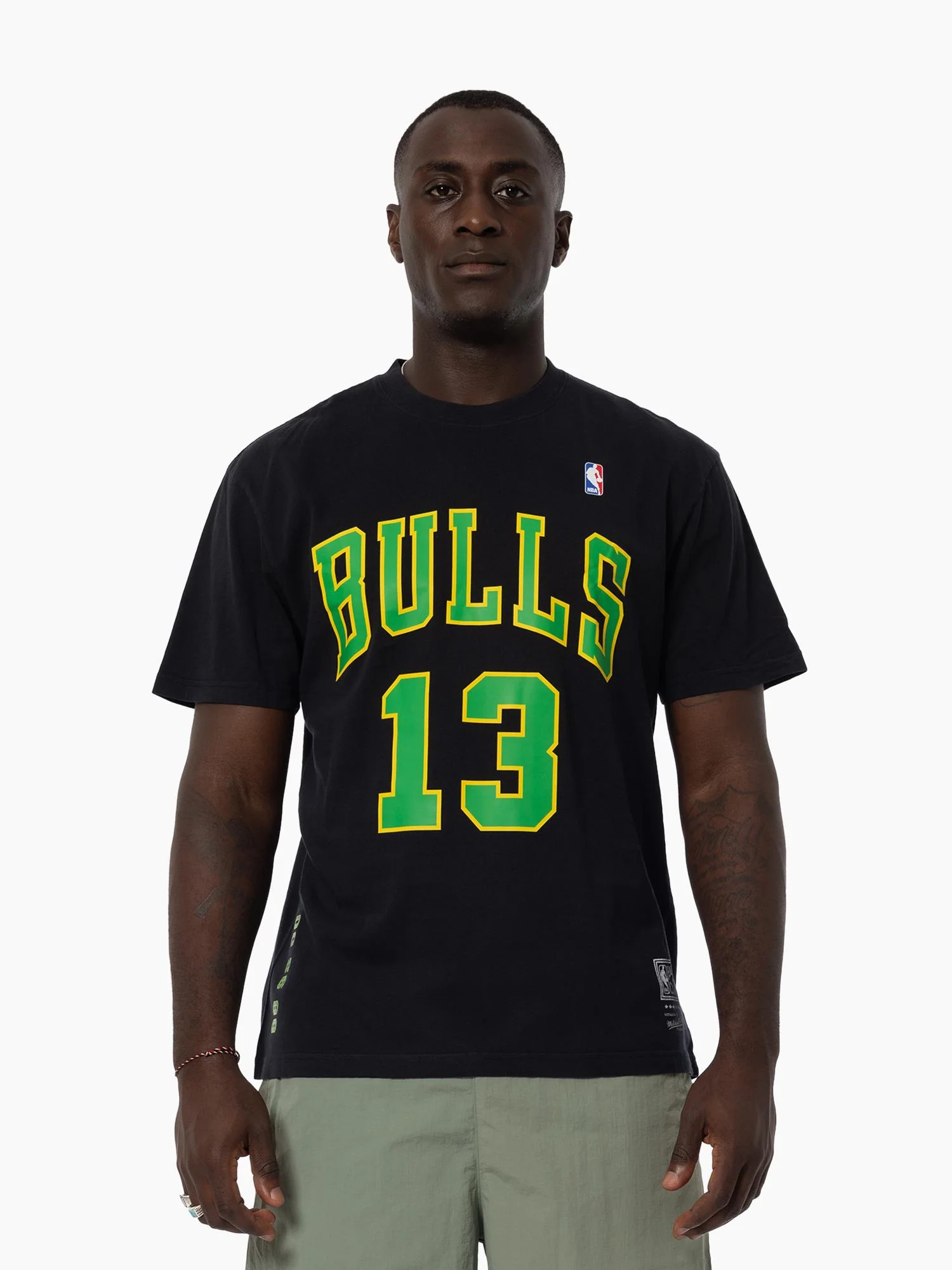 Luc Longley Bulls Aussie Olympic Name & Number Tee