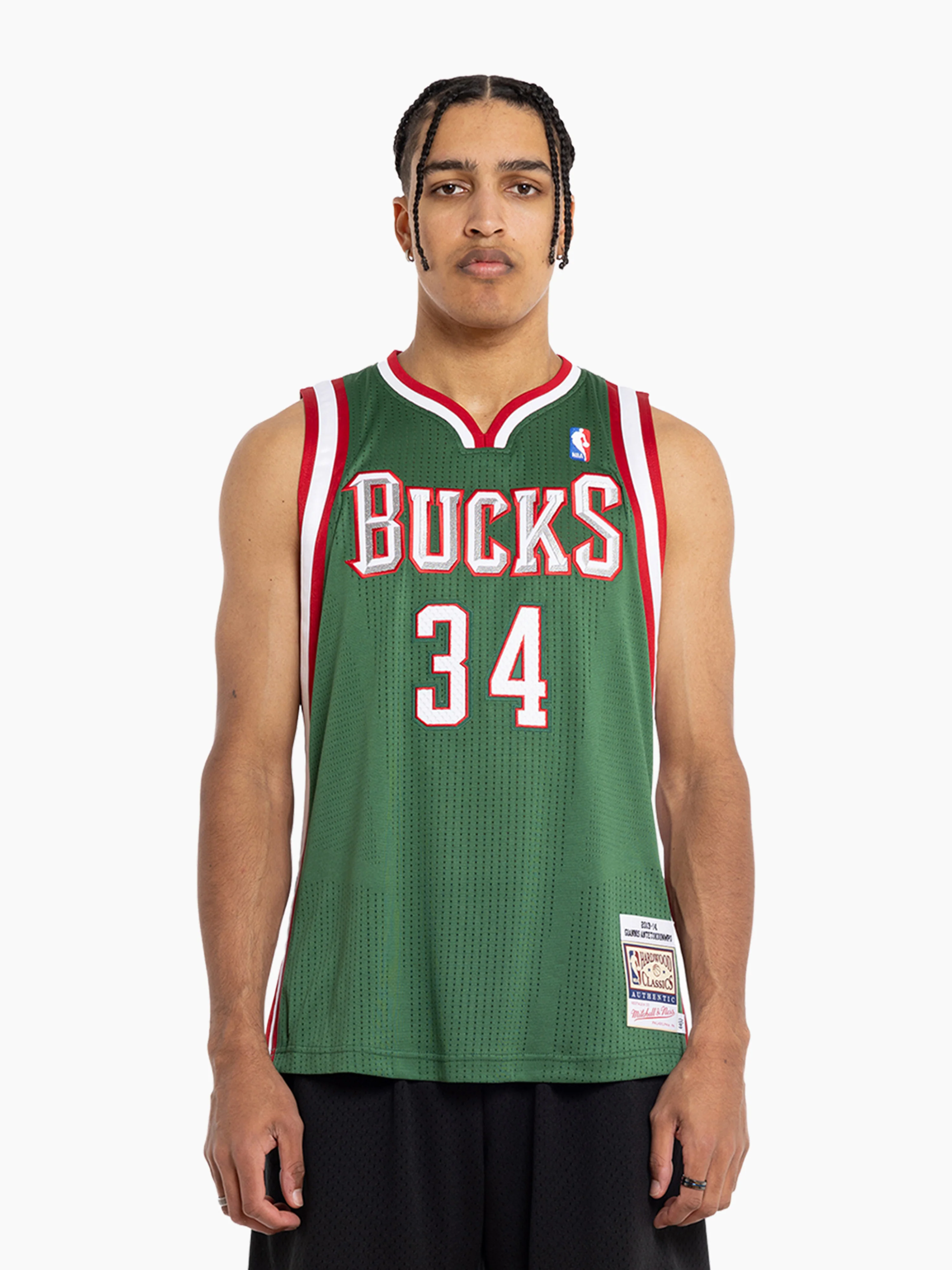 Giannis Antetokounmpo 2013-14 Milwaukee Bucks Home Authentic Jersey