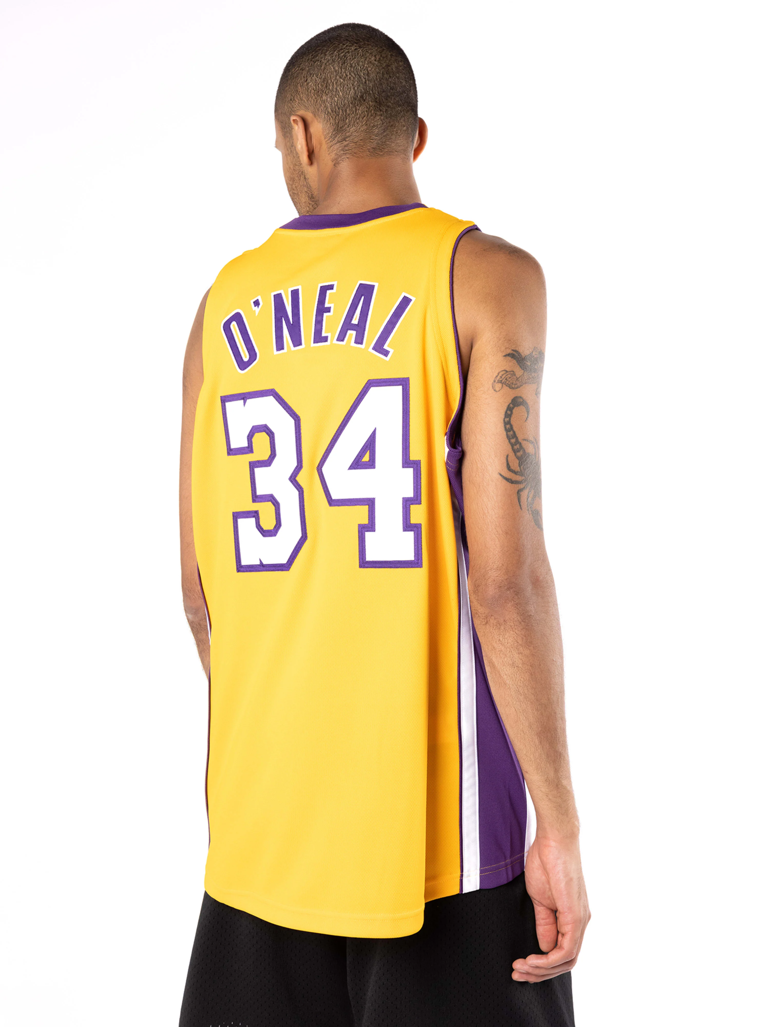 Shaquille O'Neal 2001-02 L.A Lakers Road Authentic Jersey - Image 3