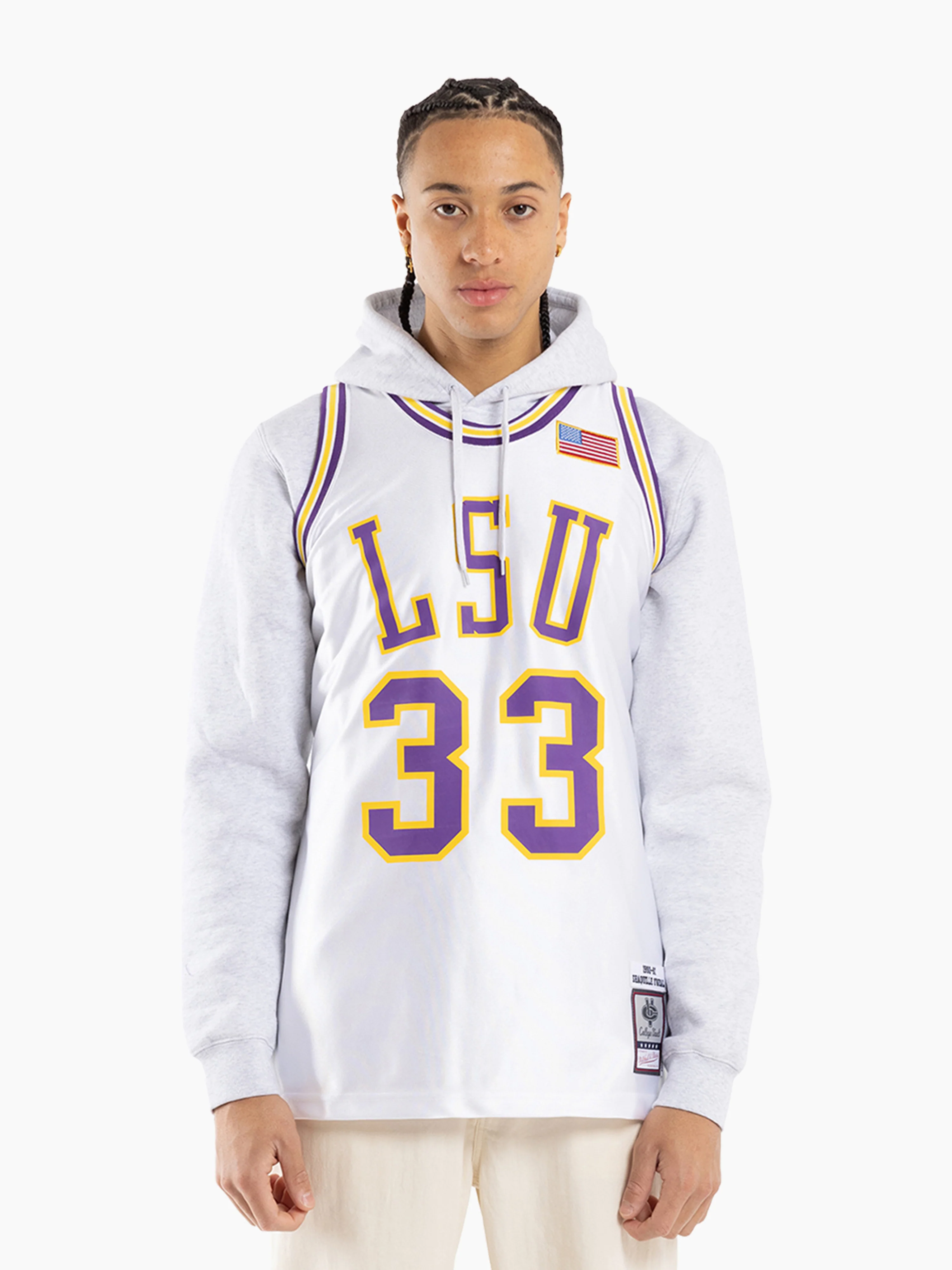 Shaquille O'Neal 1990-91 Louisiana State University Authentic Jersey