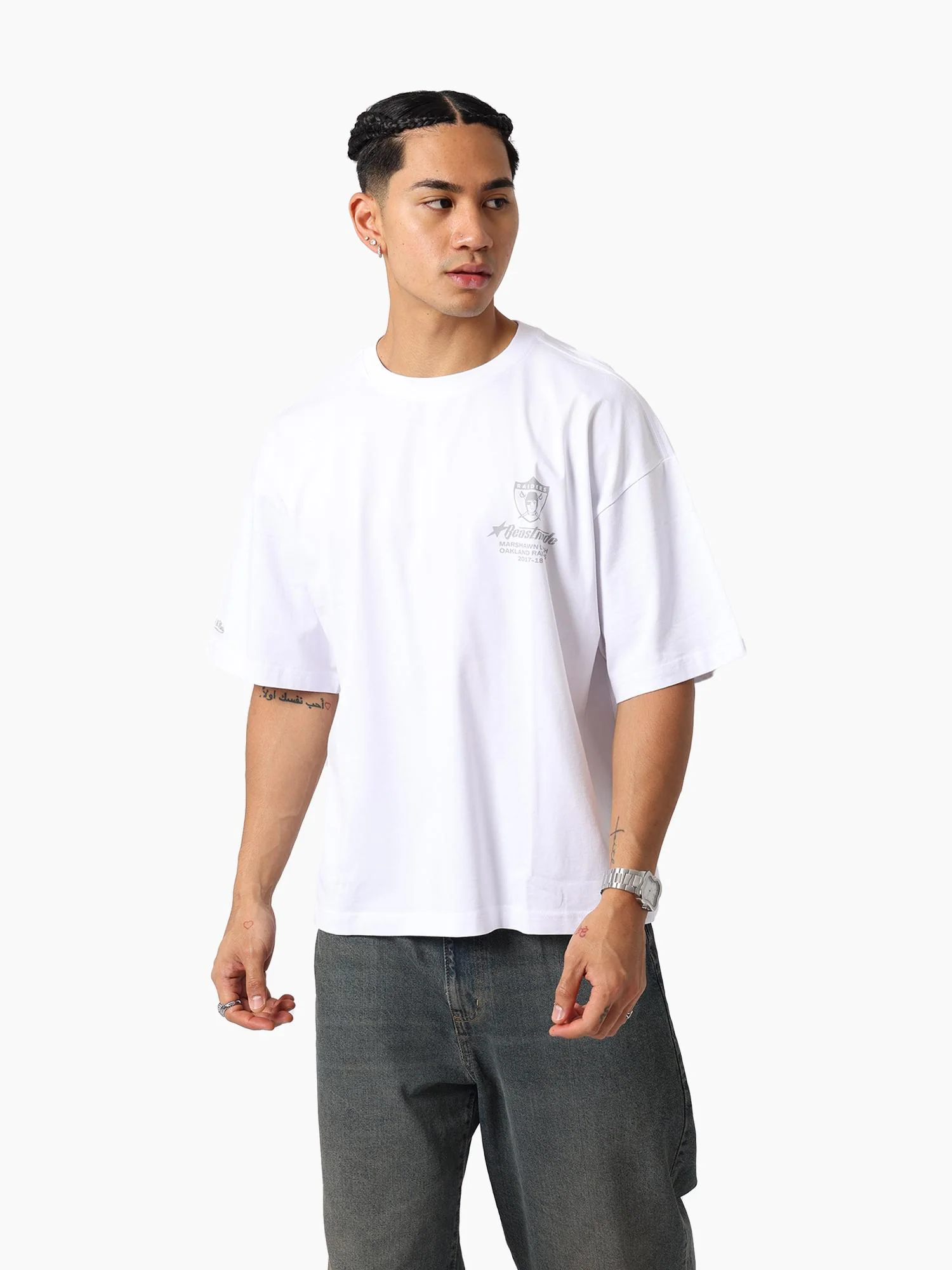 Oakland Raiders Beastmode 24 Boxy Tee - Image 4
