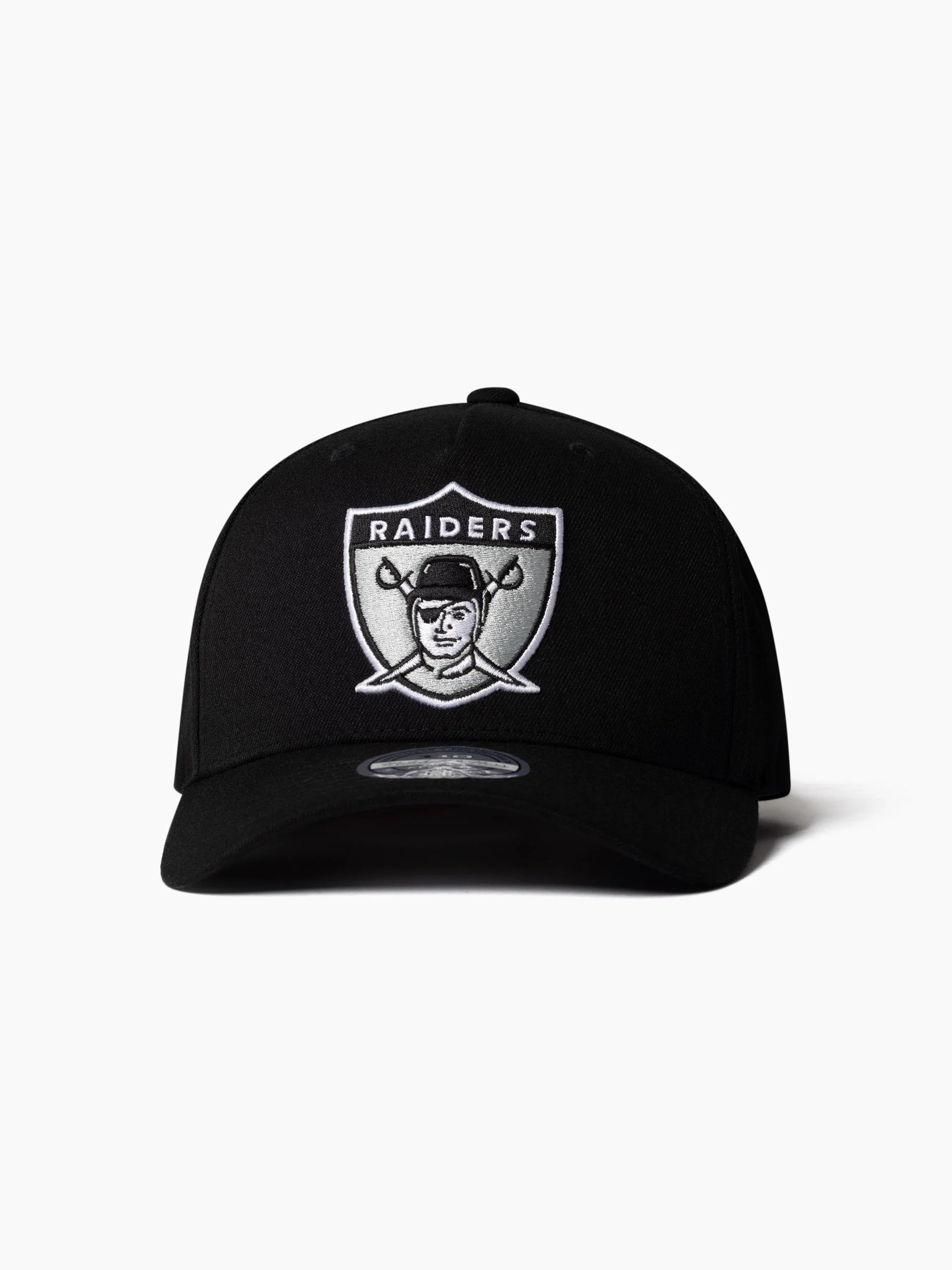 Los Angeles Raiders Black With Team Logo Flex 110 Snapback