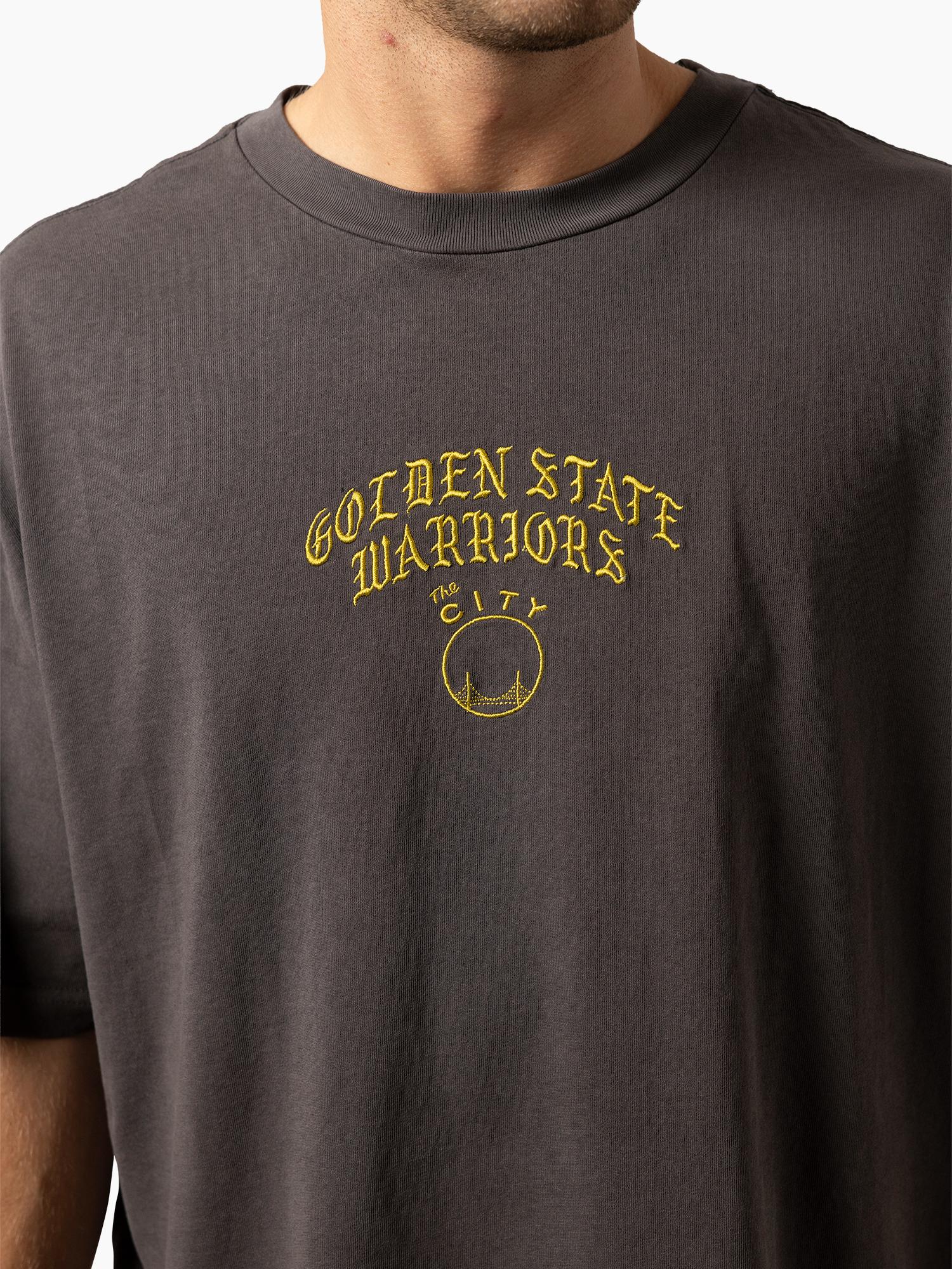 Golden State Warriors Black Letter Champs Boxy Tee - Image 2