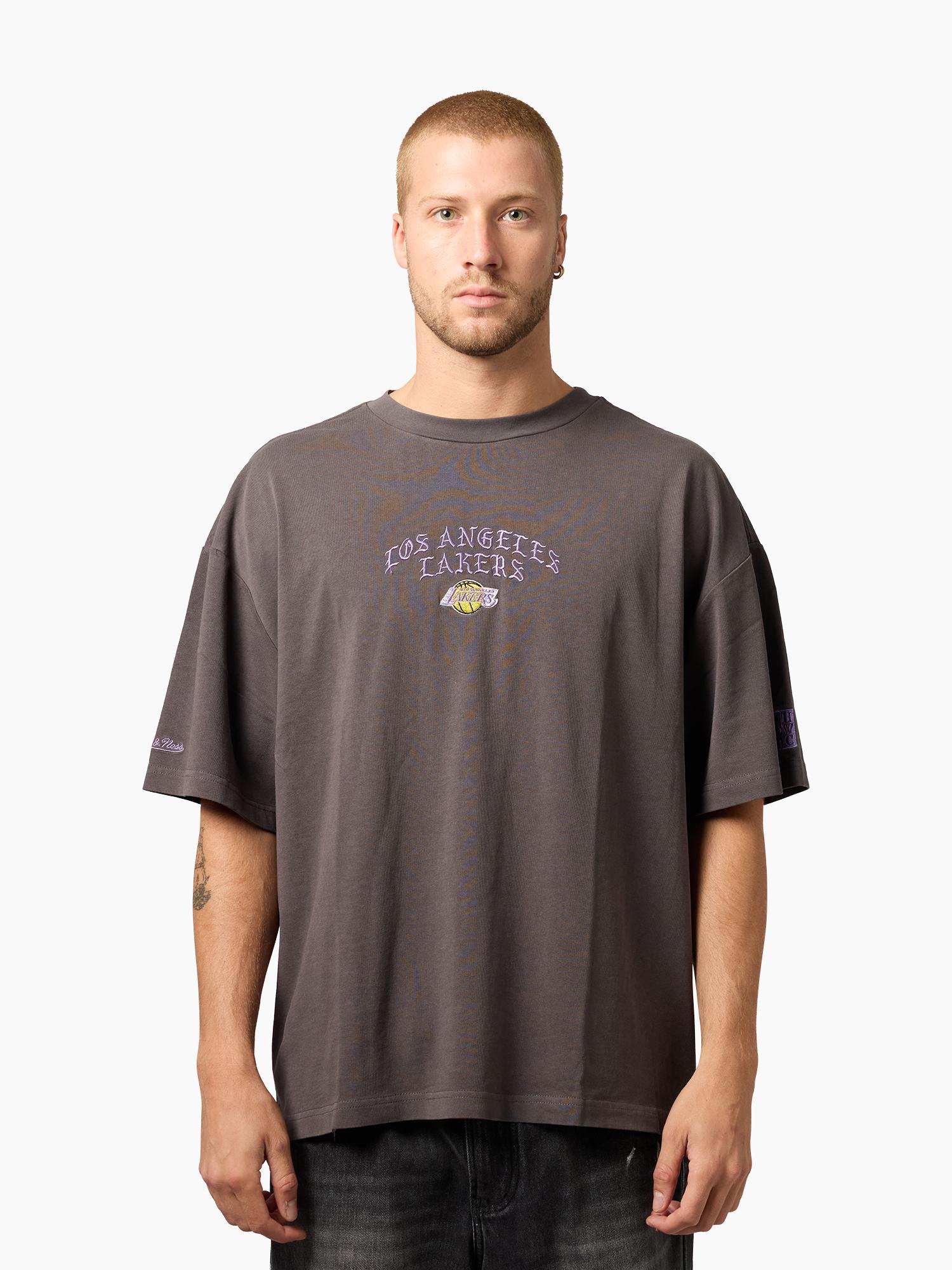 L.A Lakers Black Letter Champs Boxy Tee - Image 4