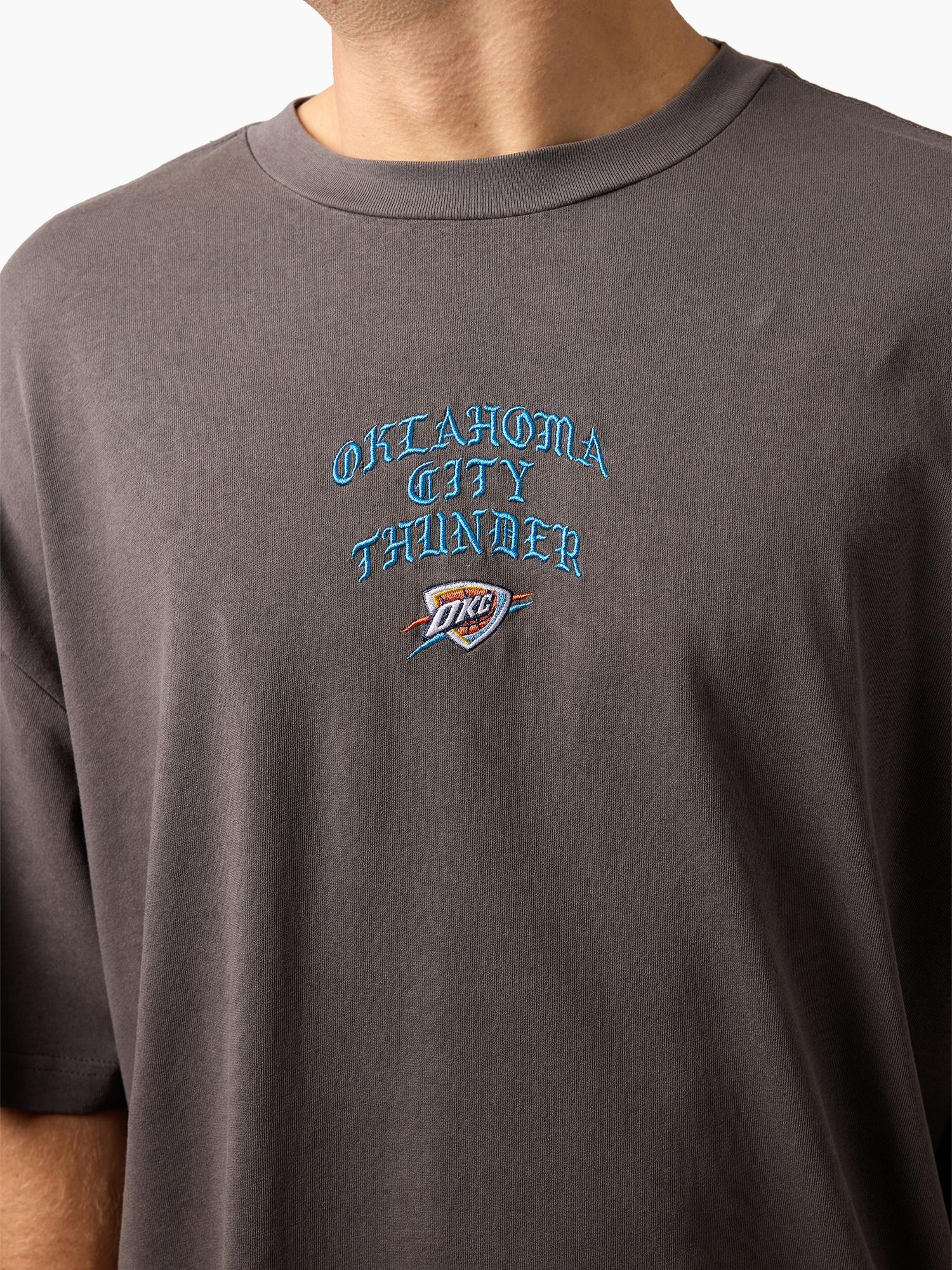 Oklahoma City Thunder Black Letter Champs Boxy Tee - Image 2