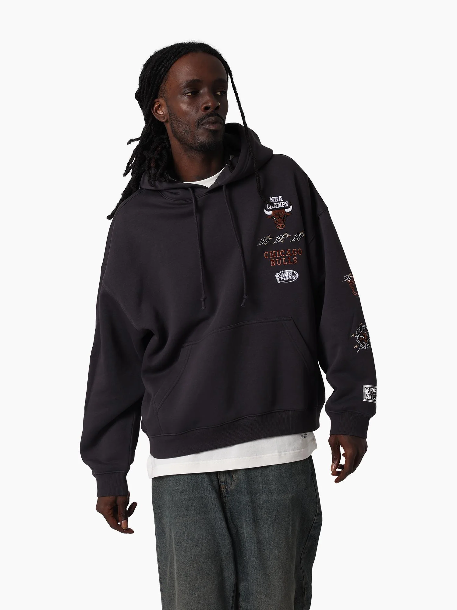 Dennis Rodman Chicago Bulls Boards Hoodie - Image 4