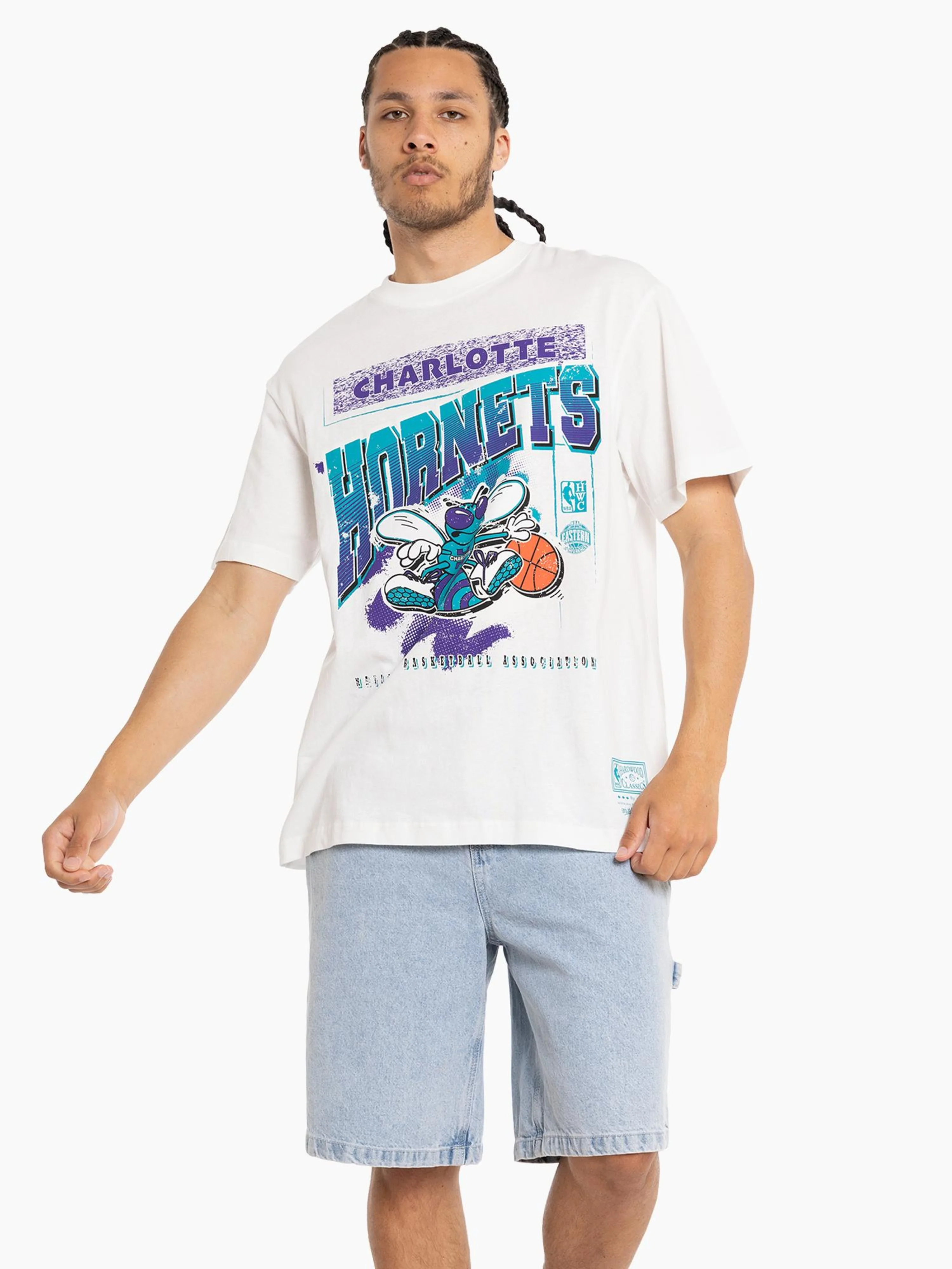 Charlotte Hornets Brush Off 2.0 Tee - Image 3