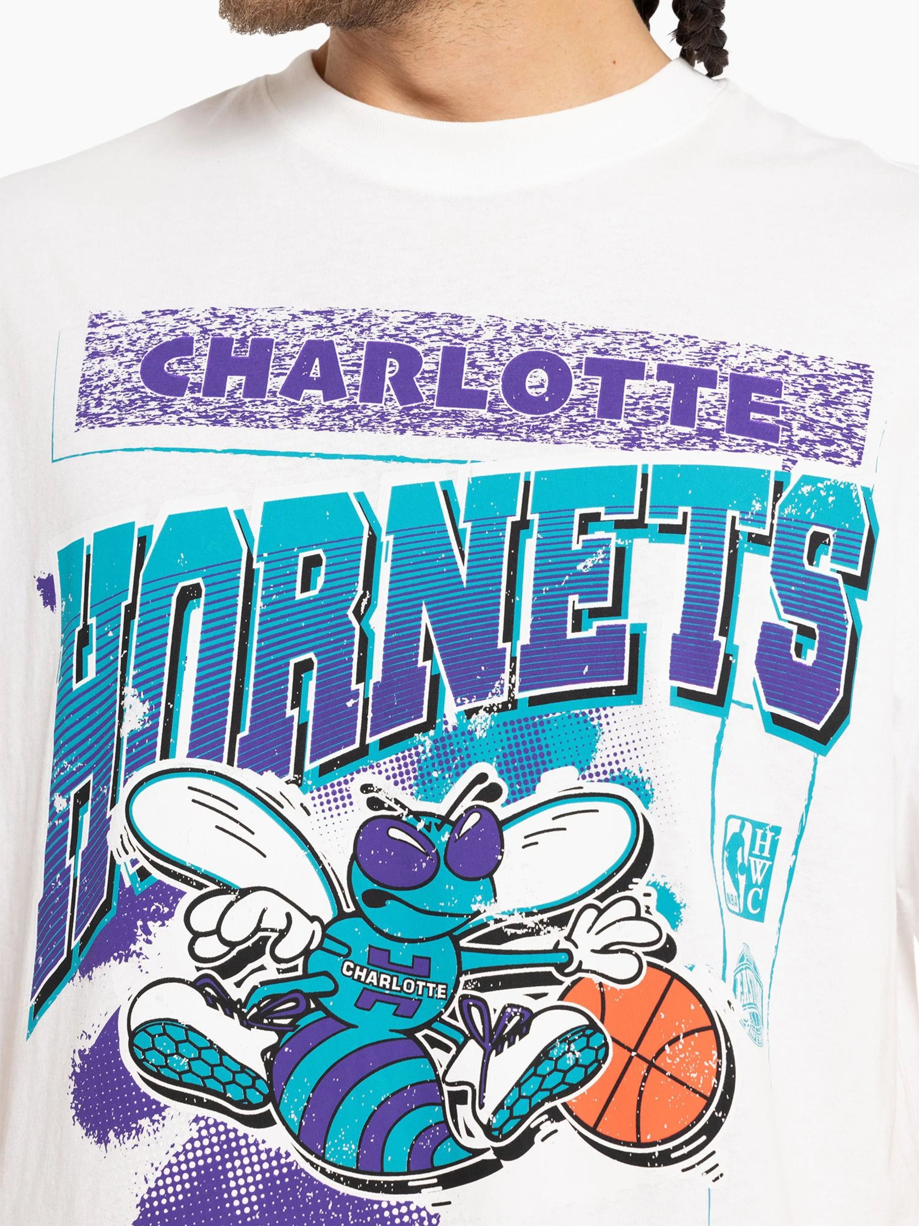 Charlotte Hornets Brush Off 2.0 Tee - Image 4