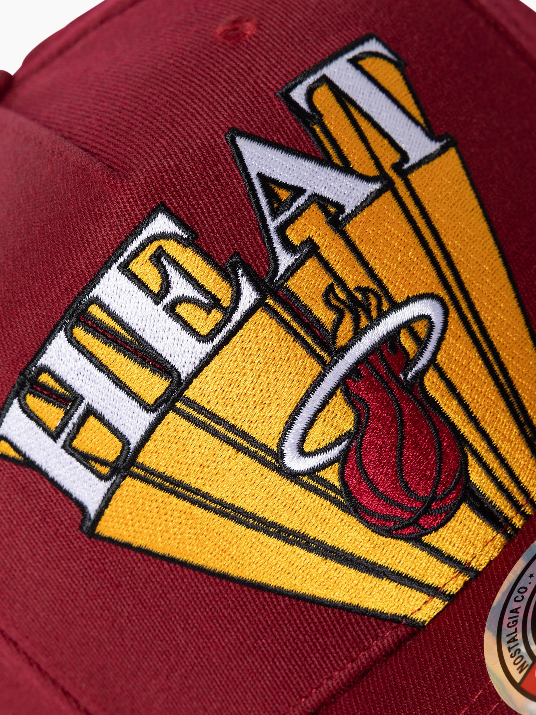 Miami Heat Buzzer Beater Pinch Panel Snapback - Image 6