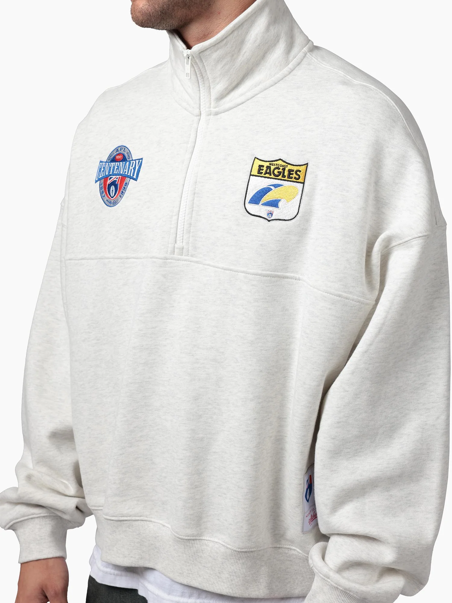 West Coast Eagles Centenary 1/4 Zip Crew - Image 2