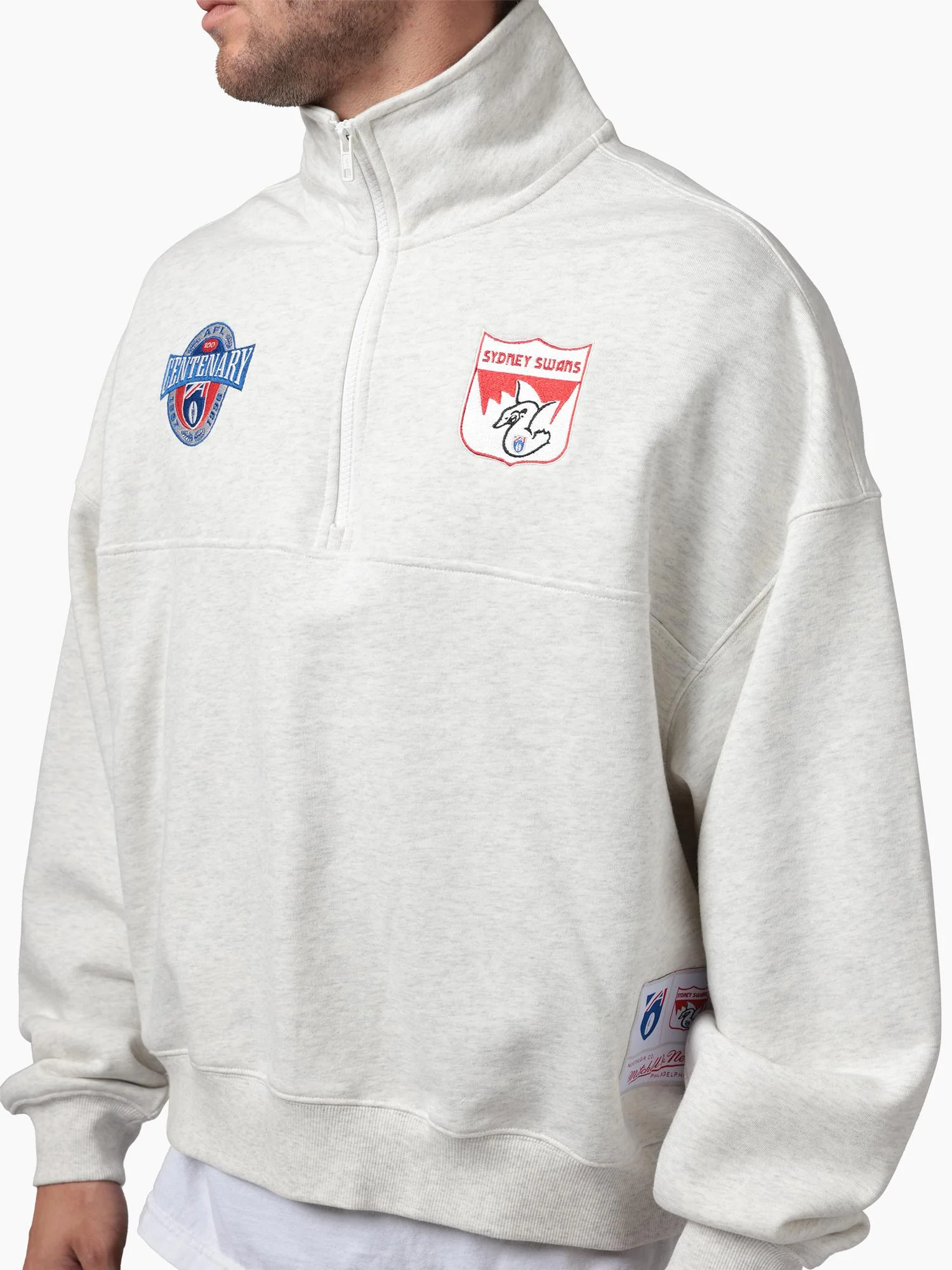 Sydney Swans Centenary 1/4 Zip Crew - Image 2
