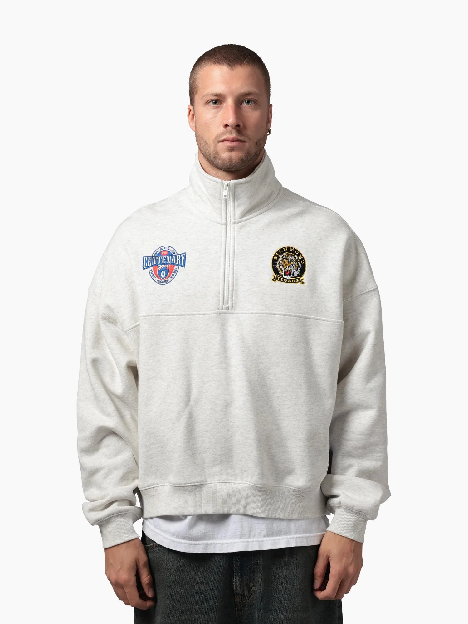 Richmond Tigers Centenary 1/4 Zip Crew