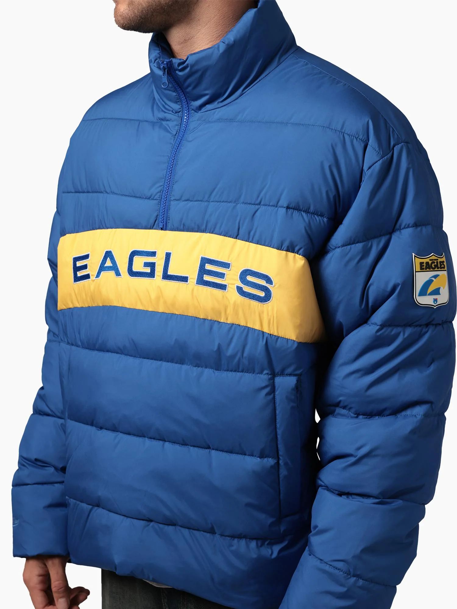 West Coast Eagles Centenary Panelled Puffer Jacket - Image 2