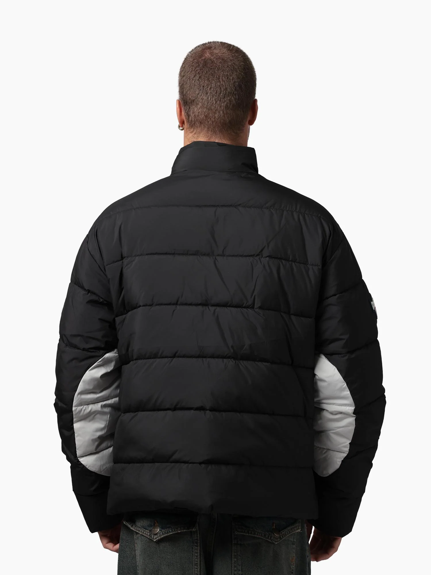 Collingwood Magpies Centenary Panelled Puffer Jacket - Image 4