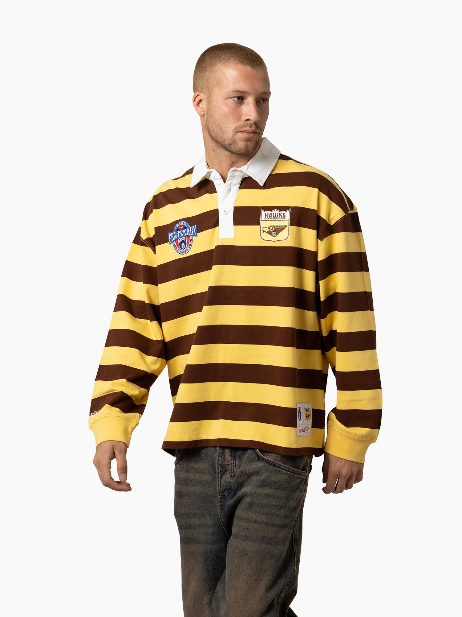 Hawthorn Hawks 1996 Centenary Rugby Polo - Image 4
