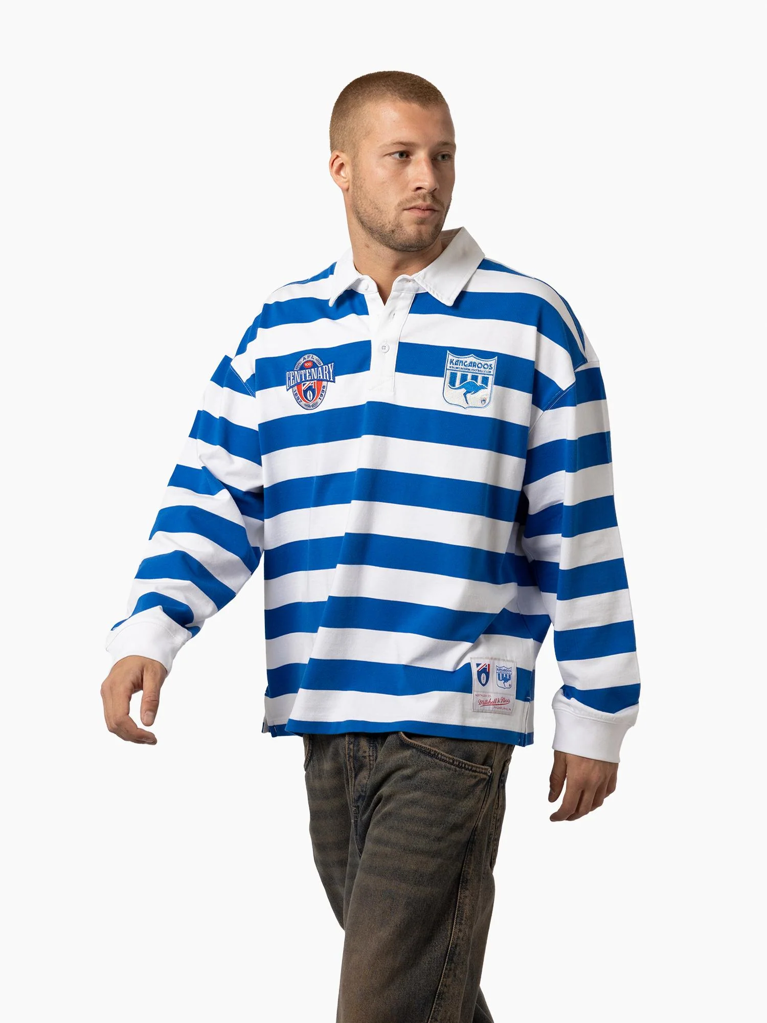 North Melbourne Kangaroos 1996 Centenary Rugby Polo - Image 4
