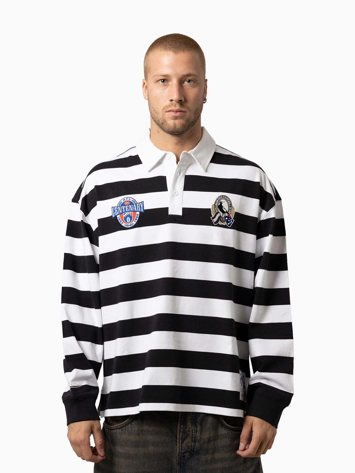 Collingwood Magpies 1996 Centenary Rugby Polo