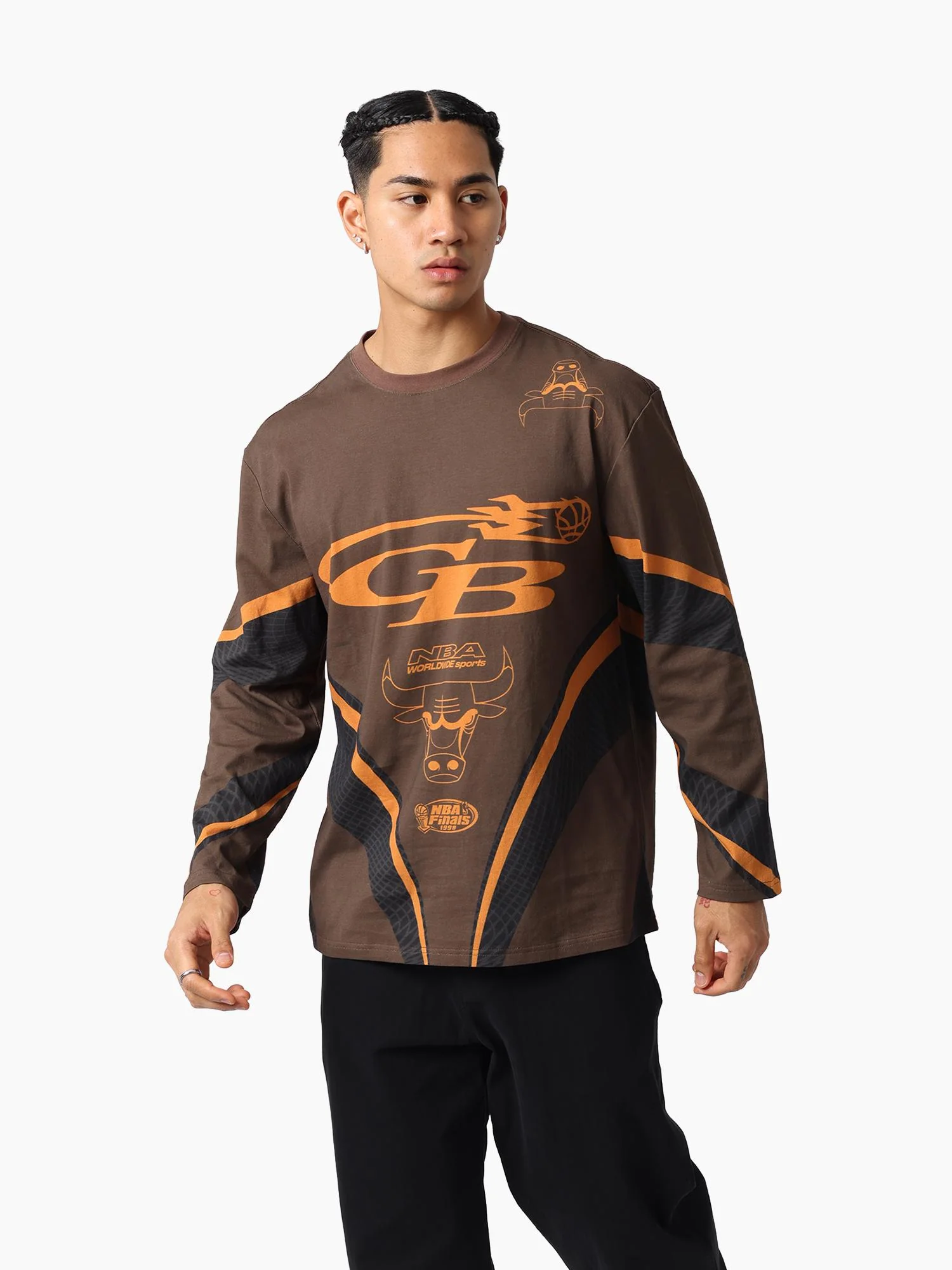 Chicago Bulls Dusty Festival Long Sleeve Jersey - Image 3