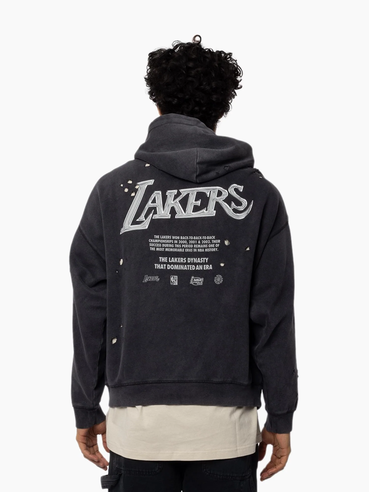 L.A Lakers Chrome Logo Hoodie