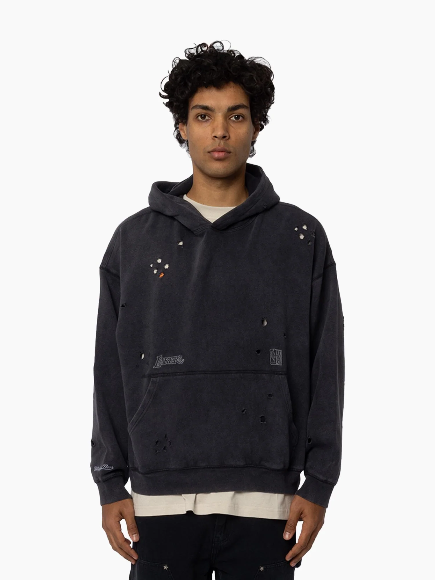 L.A Lakers Chrome Logo Hoodie - Image 3