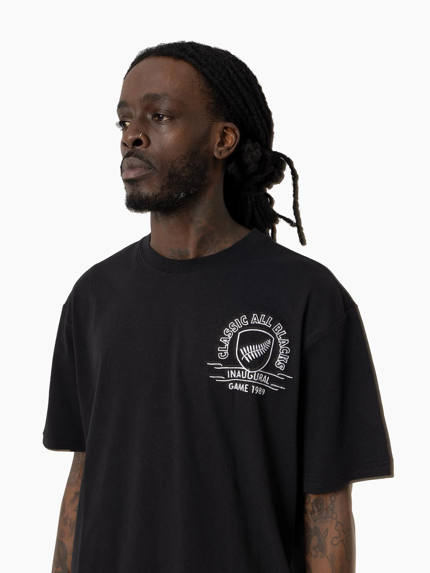 Classic All Blacks Silver Fern Tee - Image 2