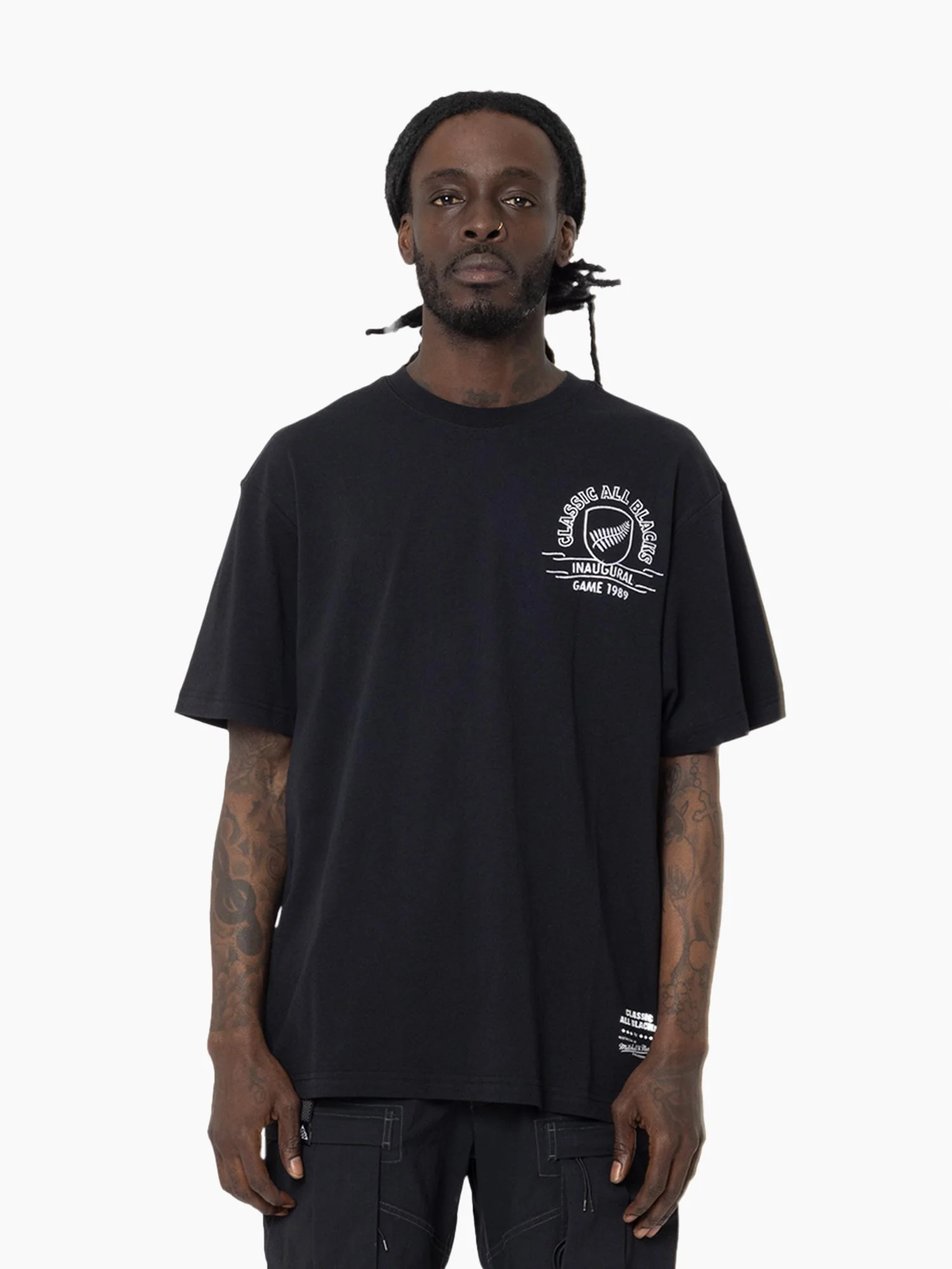 Classic All Blacks Silver Fern Tee - Image 4