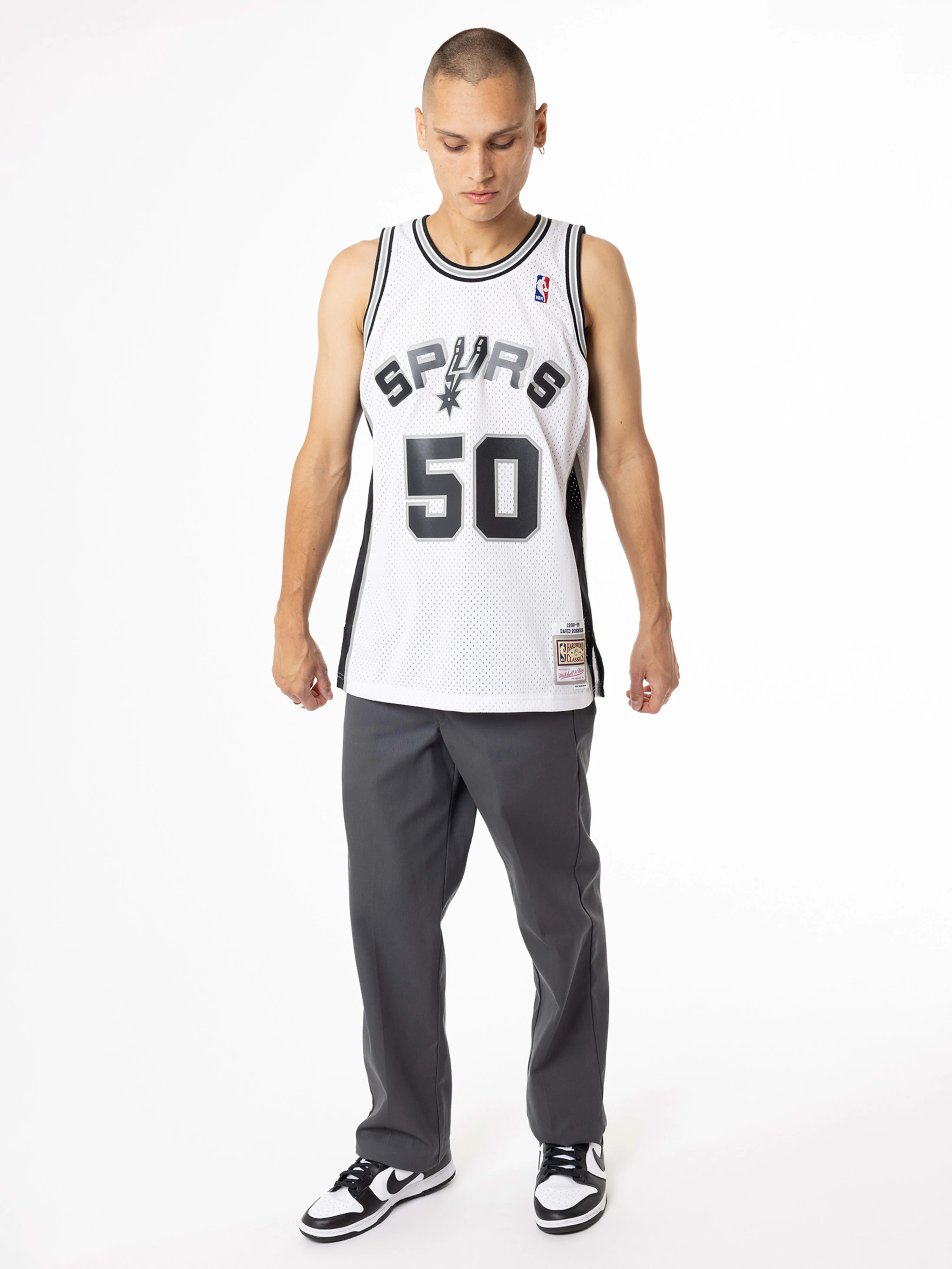 David Robinson 1998-99 San Antonio Spurs Home Swingman Jersey - Image 3