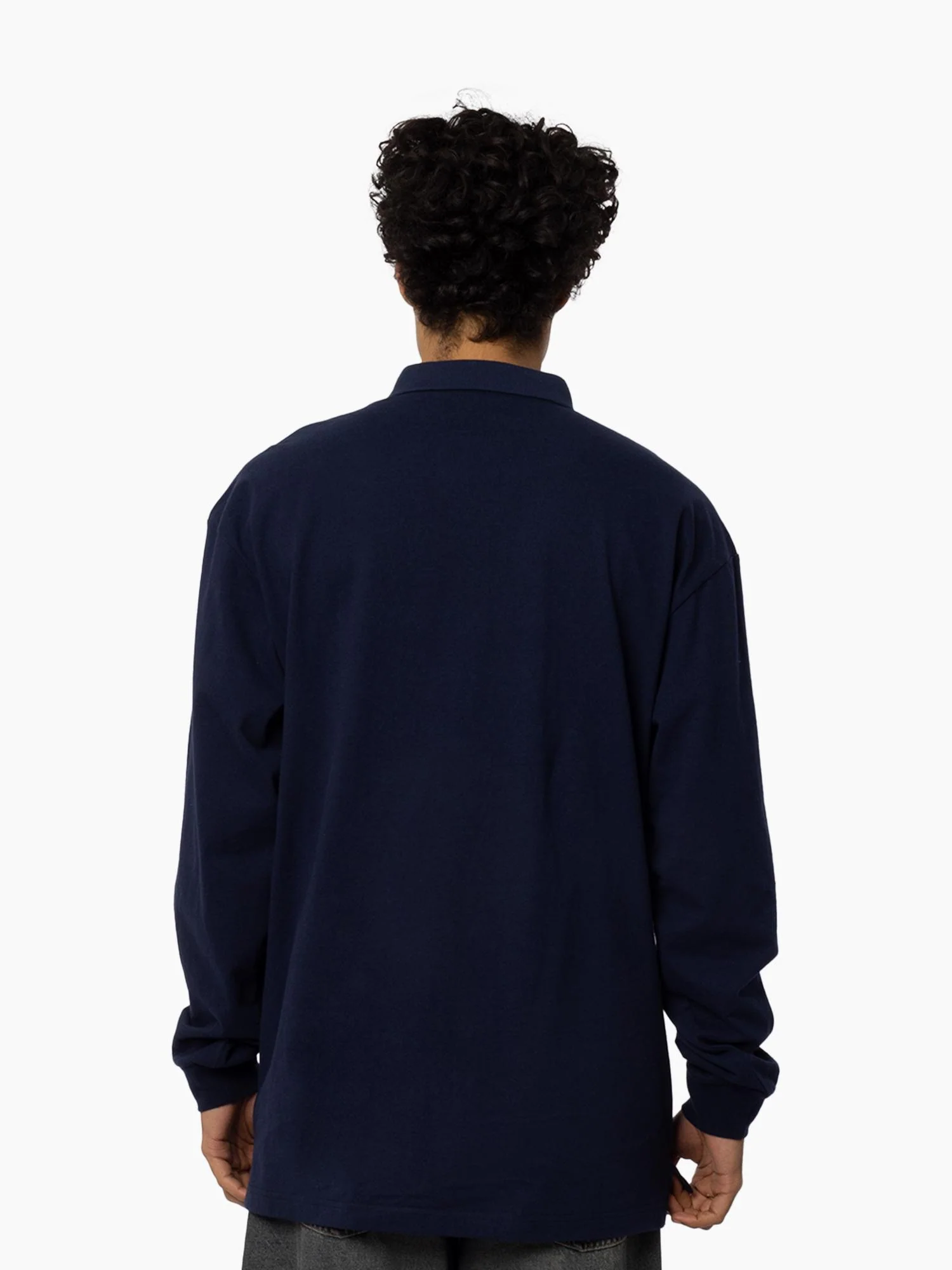 Melbourne Demons Long Sleeve Rugby Polo - Image 5