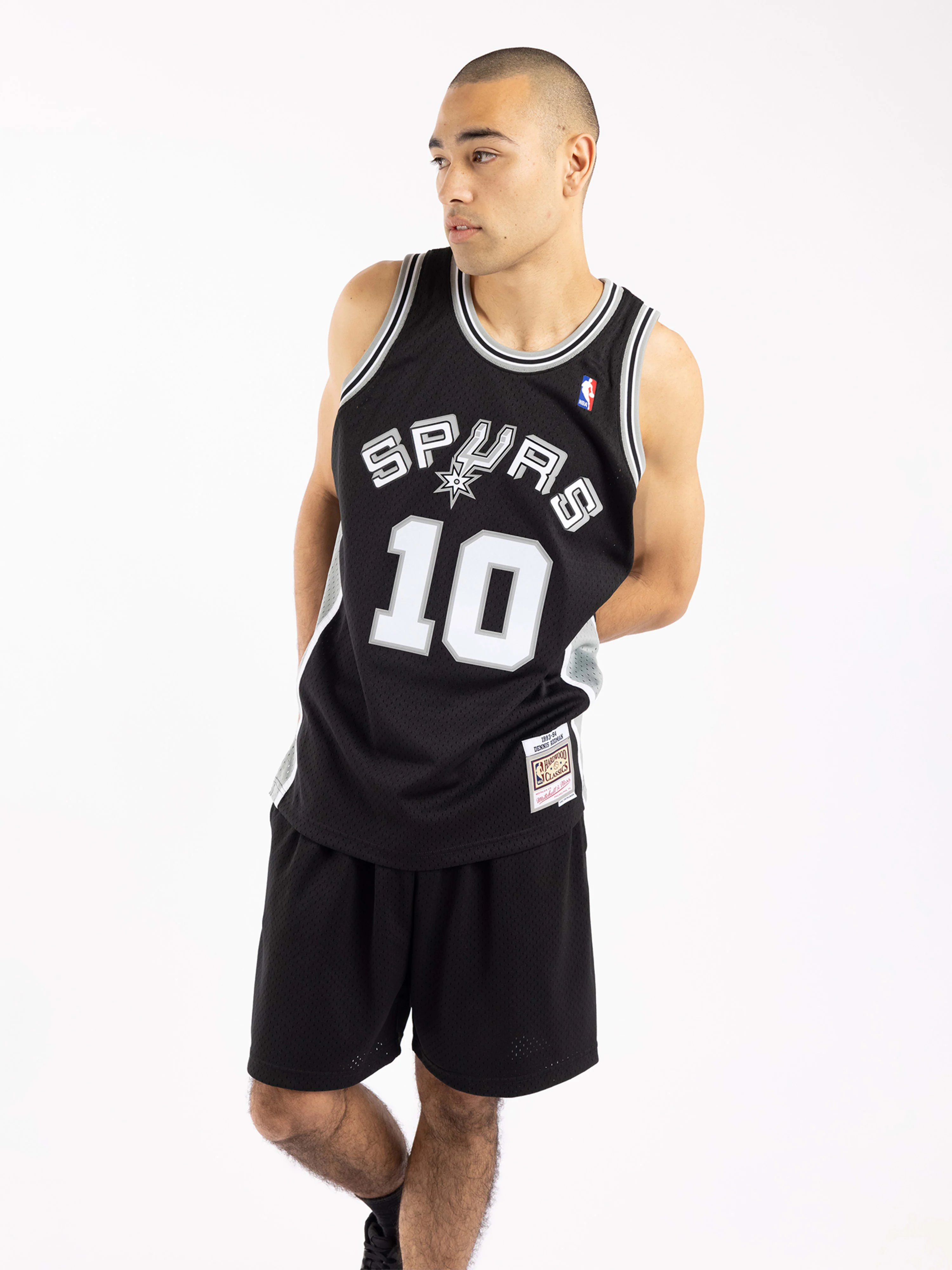 Dennis Rodman 1993-94 San Antonio Spurs Road Swingman Jersey - Image 3