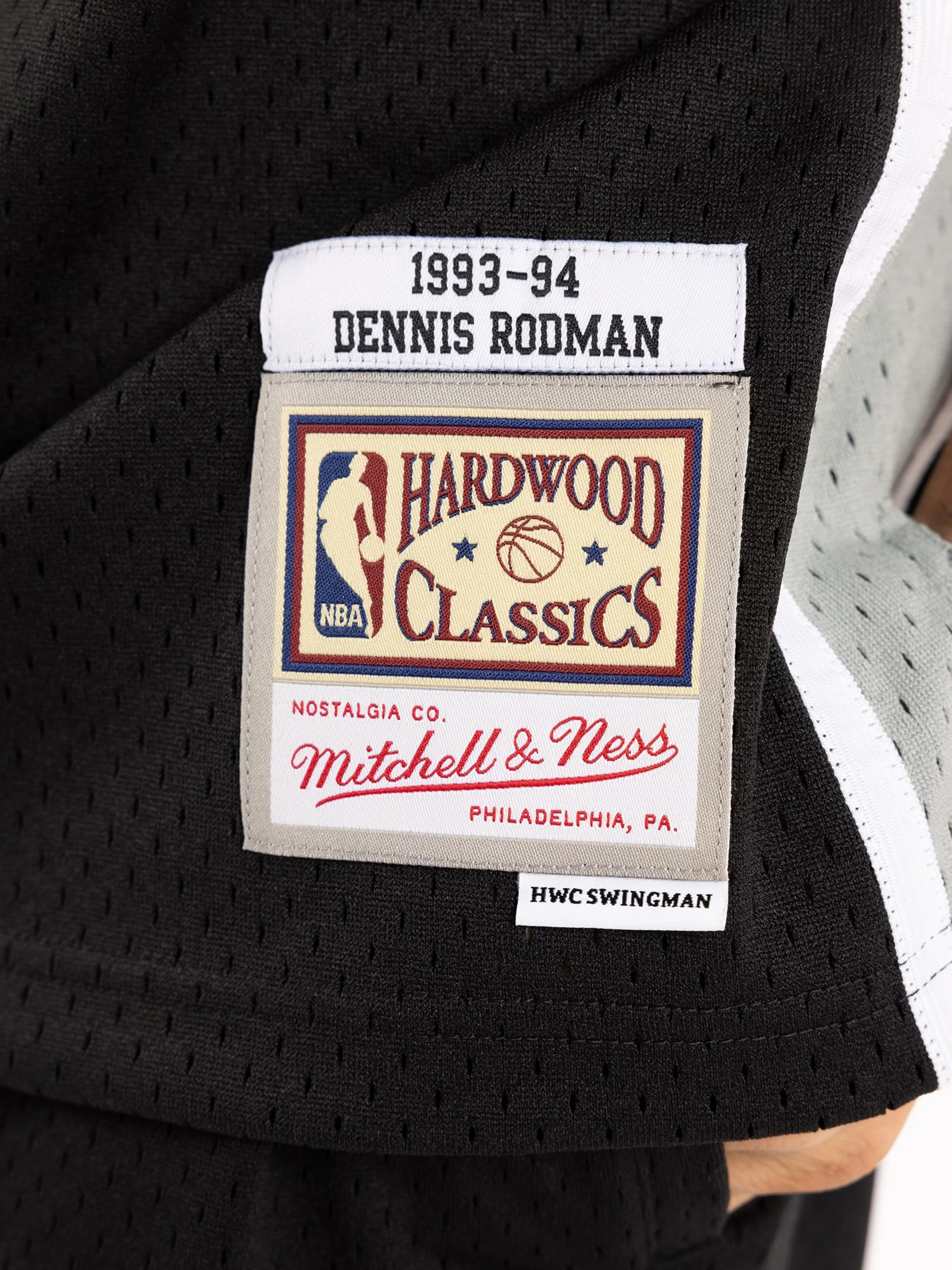 Dennis Rodman 1993-94 San Antonio Spurs Road Swingman Jersey - Image 4