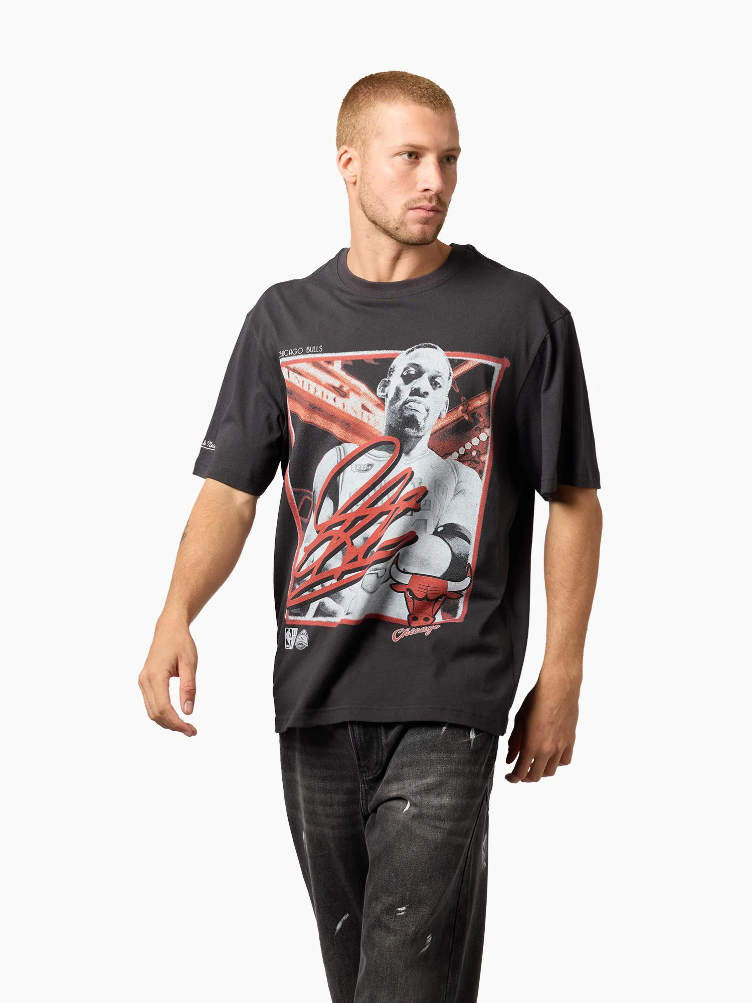 Dennis Rodman Chicago Bulls Freeze Frame Tee - Image 3