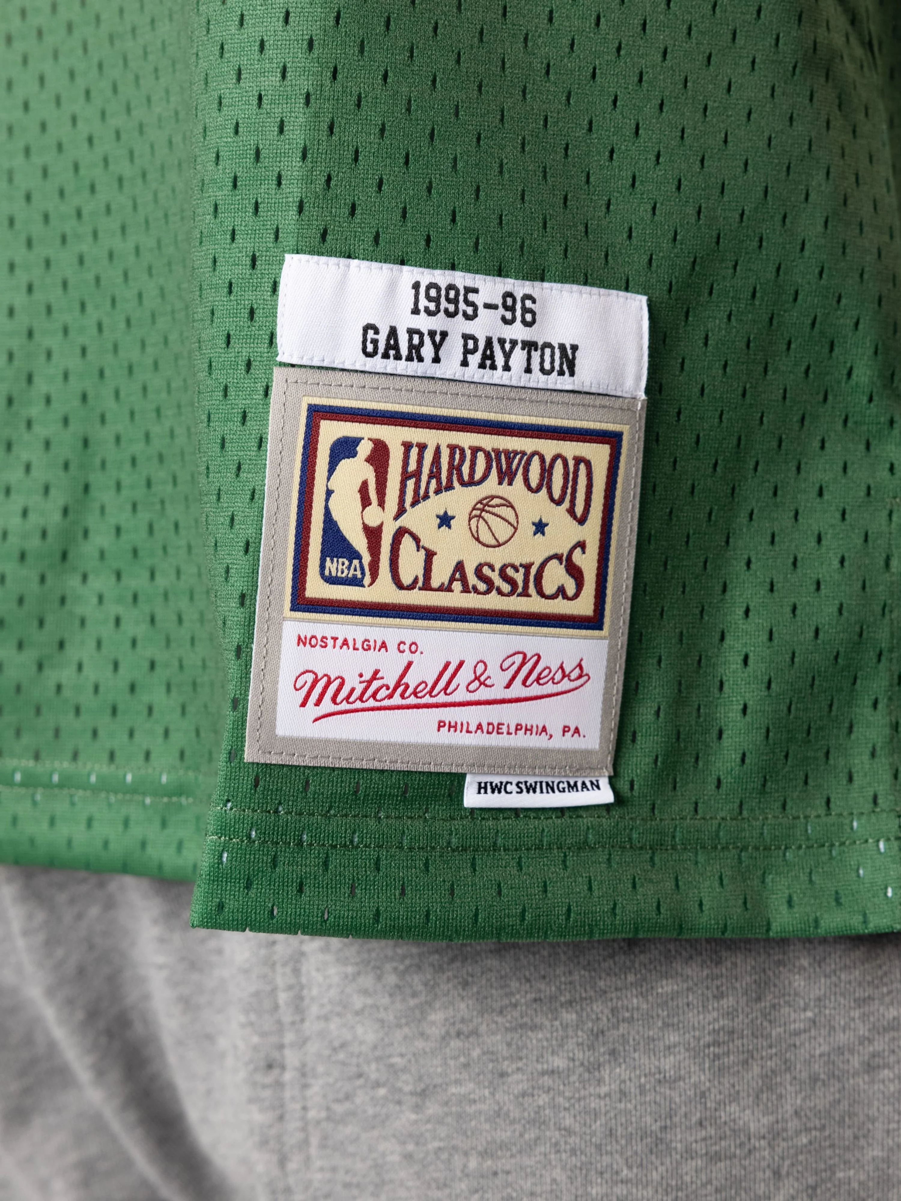 Gary Payton 1995-96 Seattle Supersonics Road Swingman Jersey - Image 4