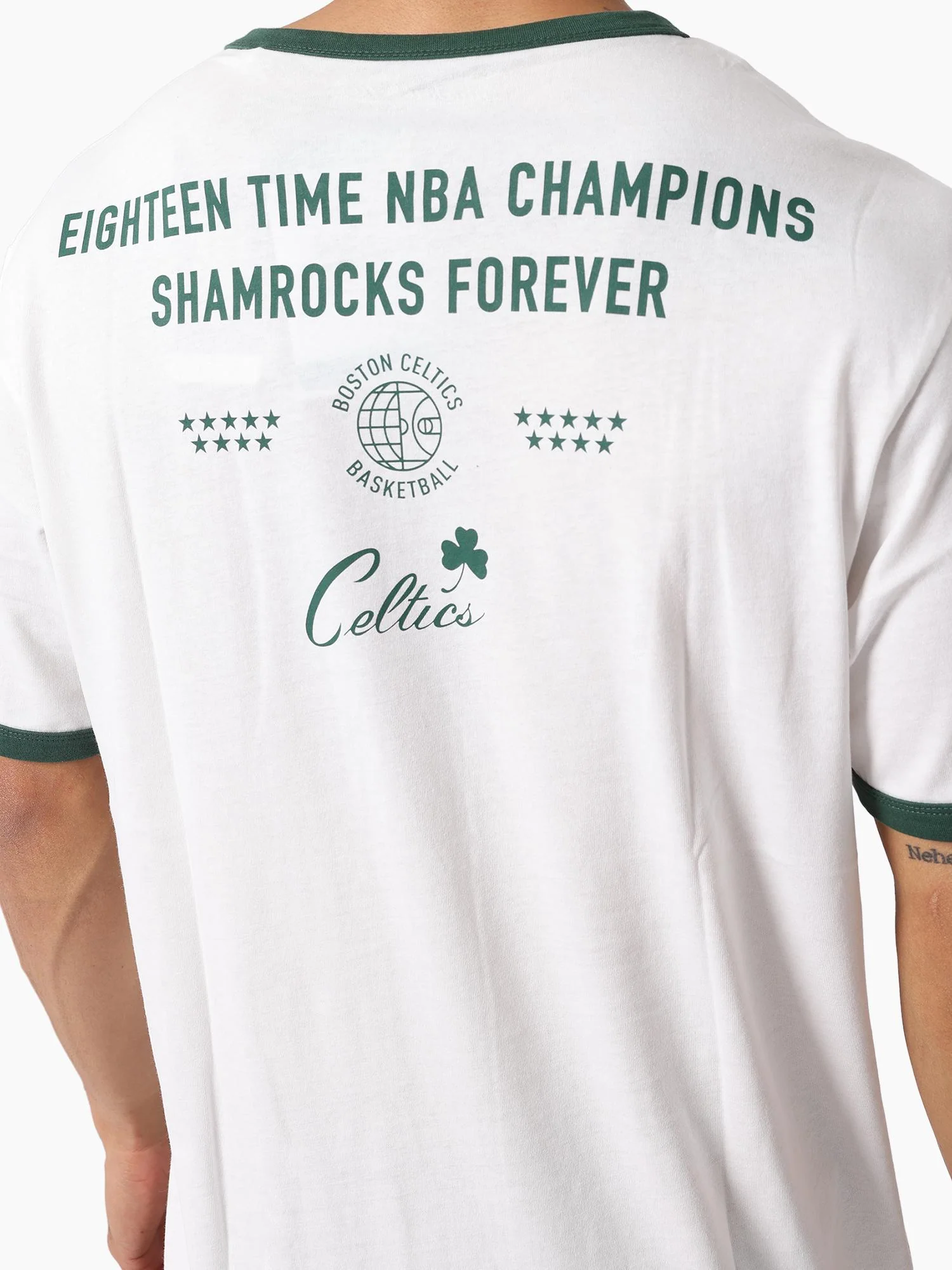 Boston Celtics Global Ringer Tee - Image 3